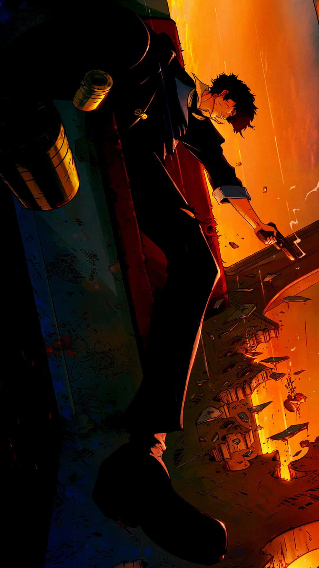 Cowboy Bebop, iPhone, anime man, Full HD Phone Wallpaper