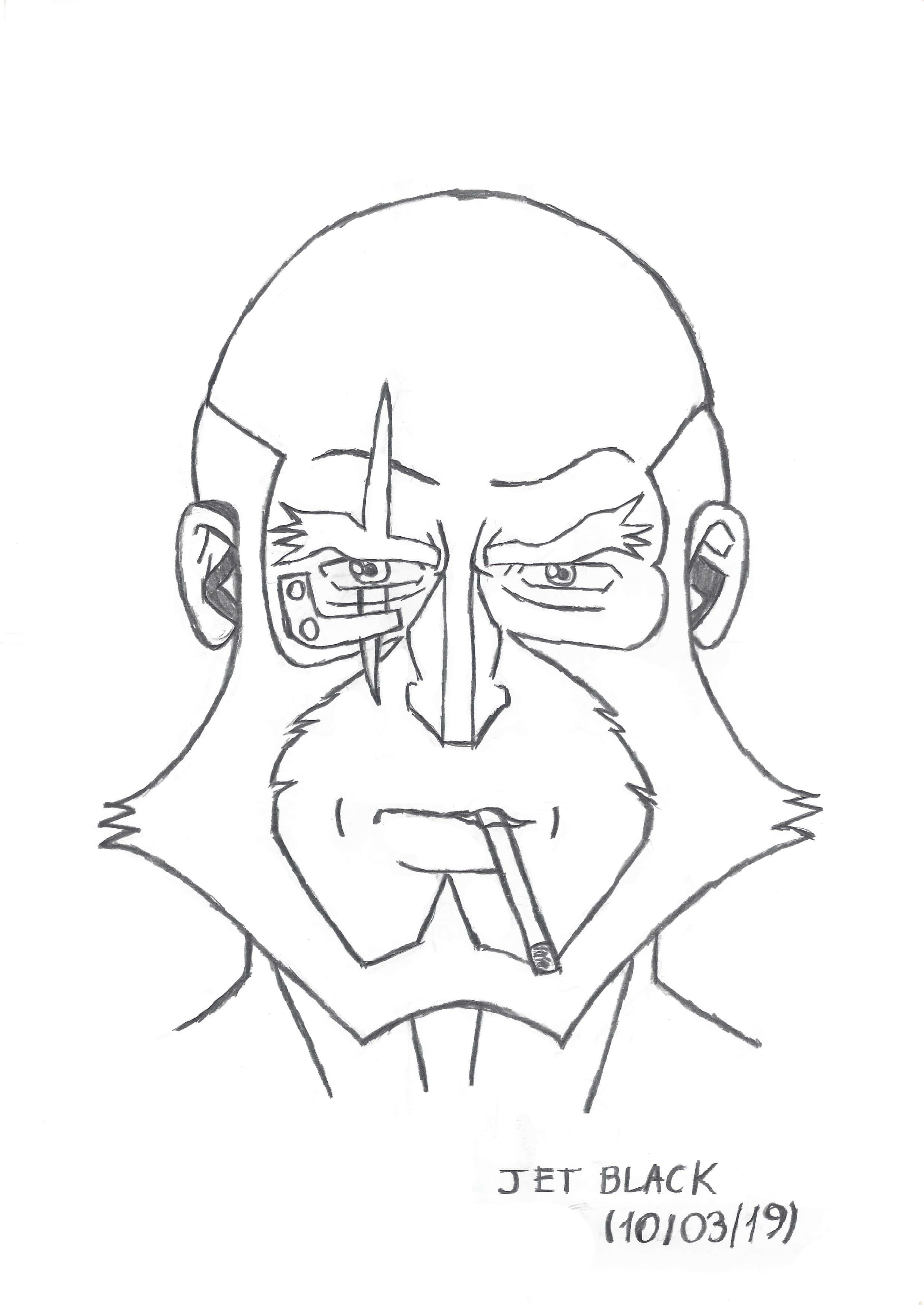 Cowboy Bebop, Jet Black, bald man, 2K Phone Wallpaper