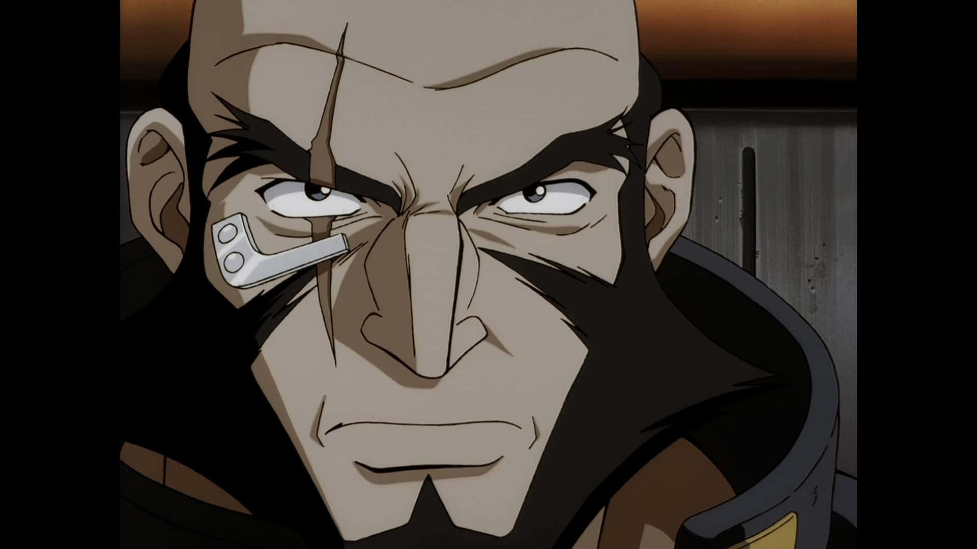 Jet Black, Cowboy Bebop, cybernetic eye, Full HD Desktop Wallpaper