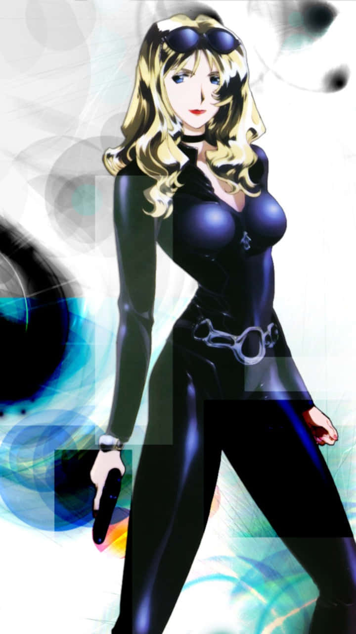 Cowboy Bebop, Julia, black catsuit, HD Phone Wallpaper