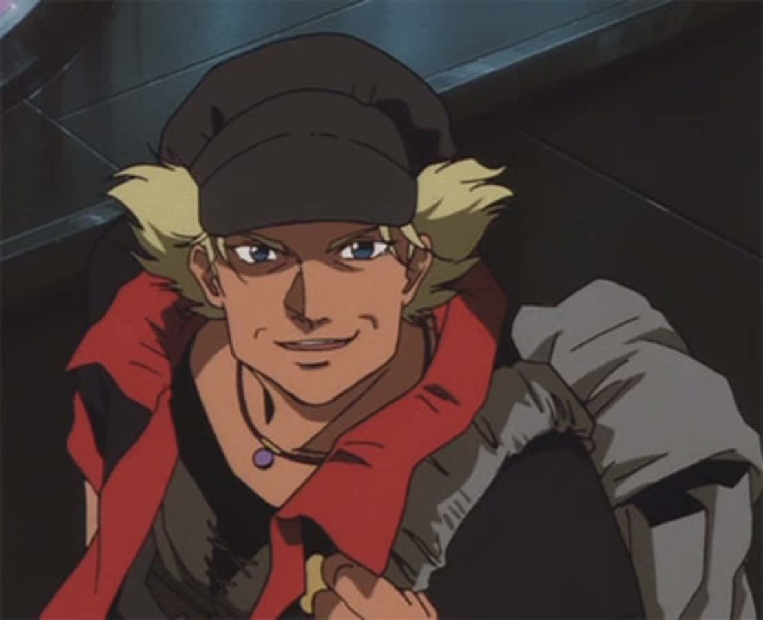 Cowboy Bebop, blonde hair, black cap, SD Desktop Wallpaper