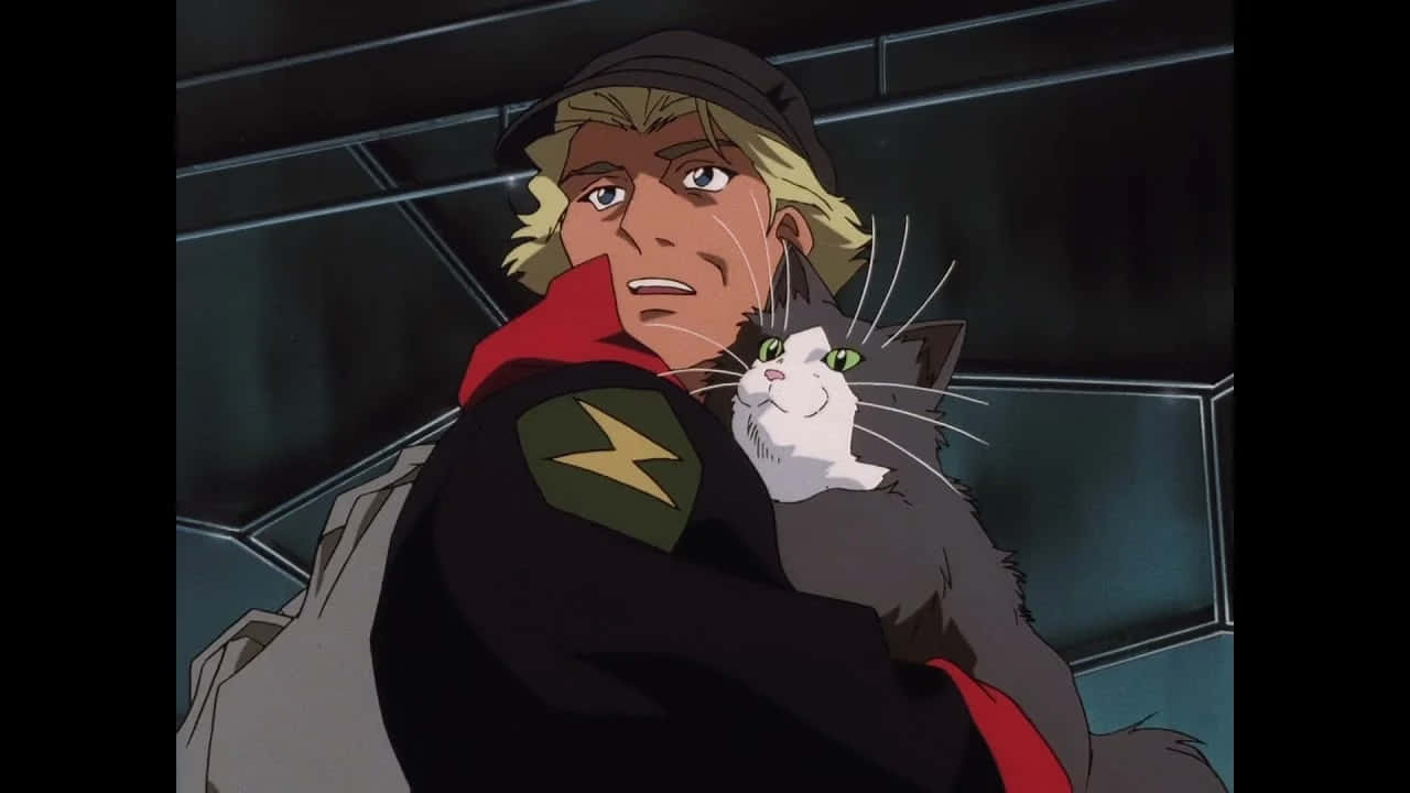 Cowboy Bebop Vt, blonde anime man, black cap, HD Desktop Wallpaper
