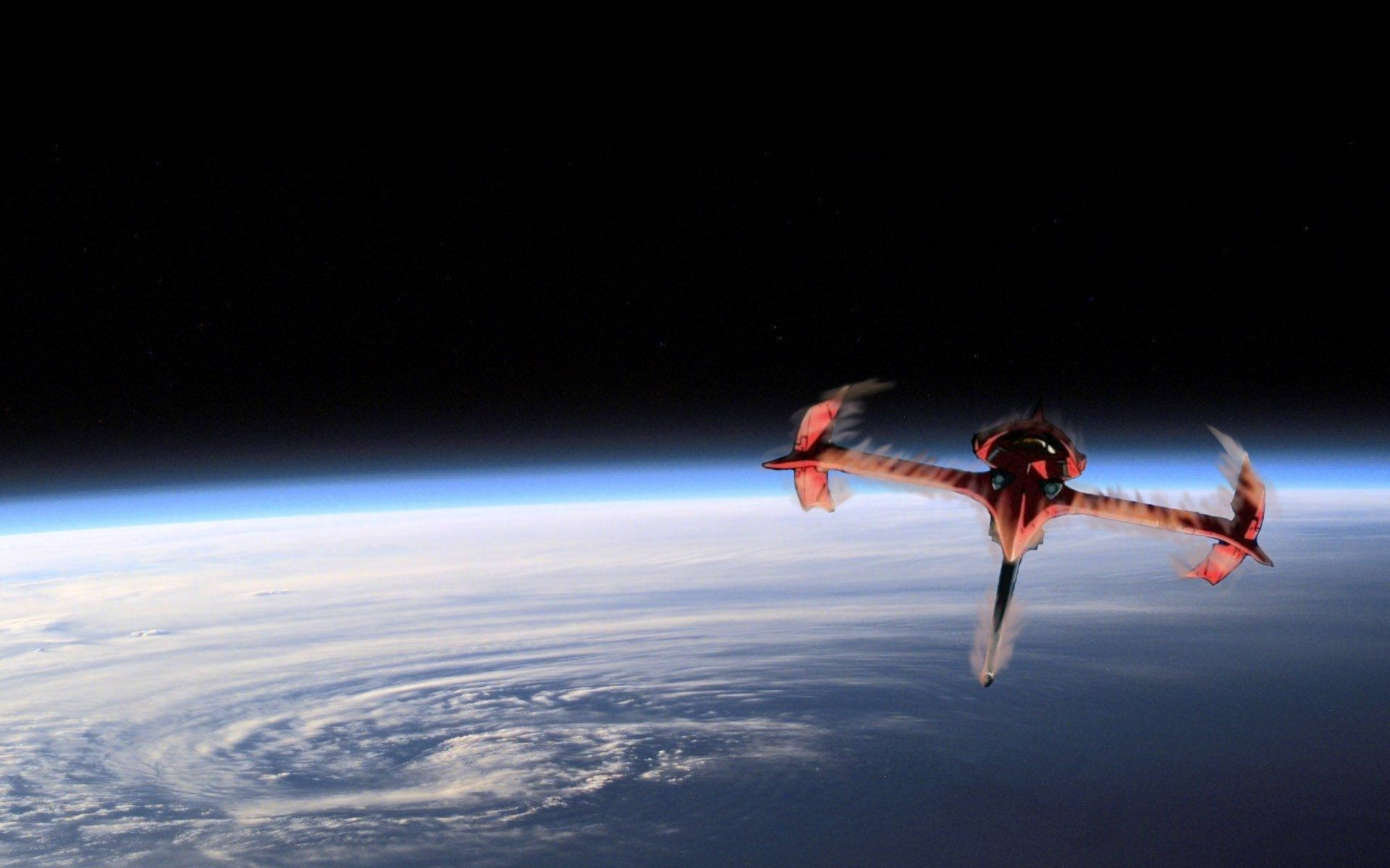 Cowboy Bebop, airplane, red, Full HD Desktop Wallpaper