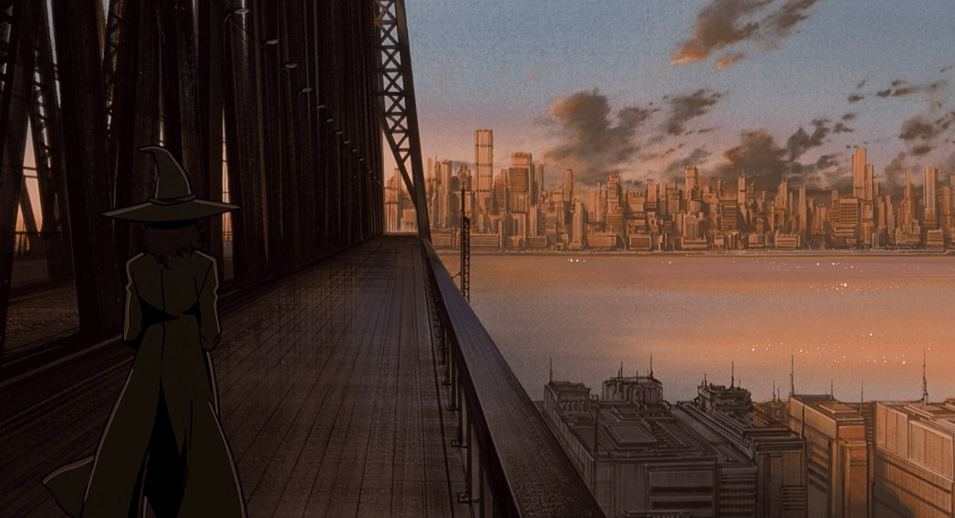 Cowboy Bebop, sunset, bridge, HD Desktop Wallpaper