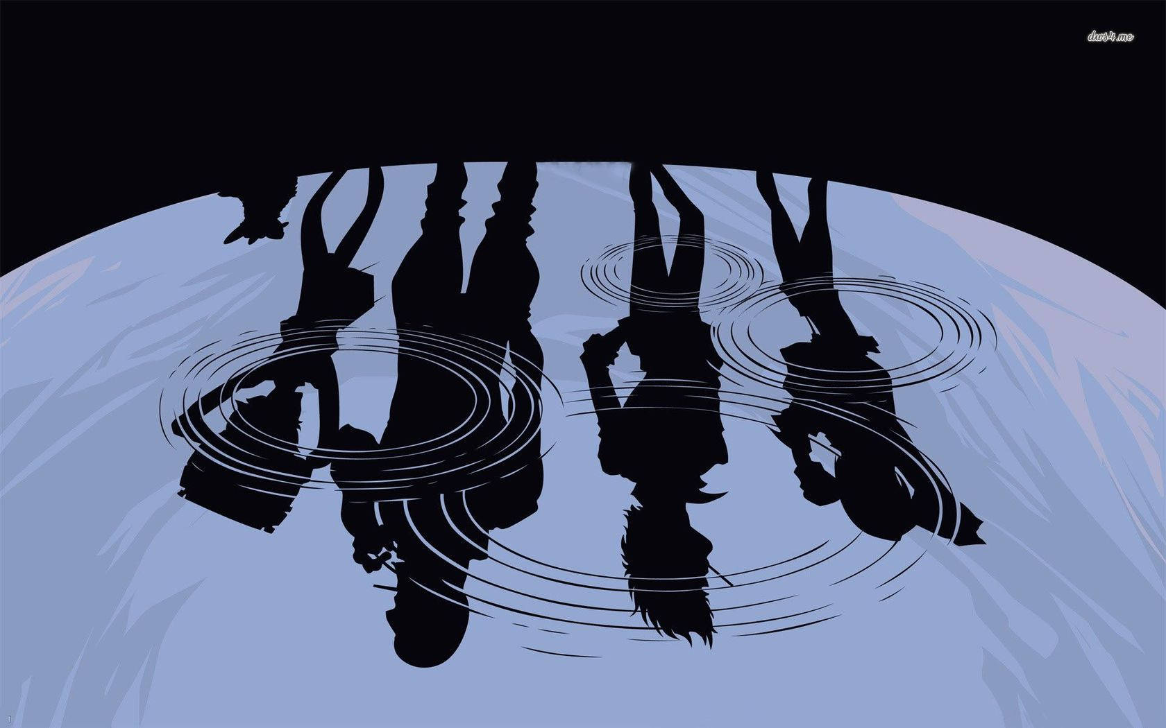 Cowboy Bebop, shadow, silhouettes, HD Desktop Wallpaper