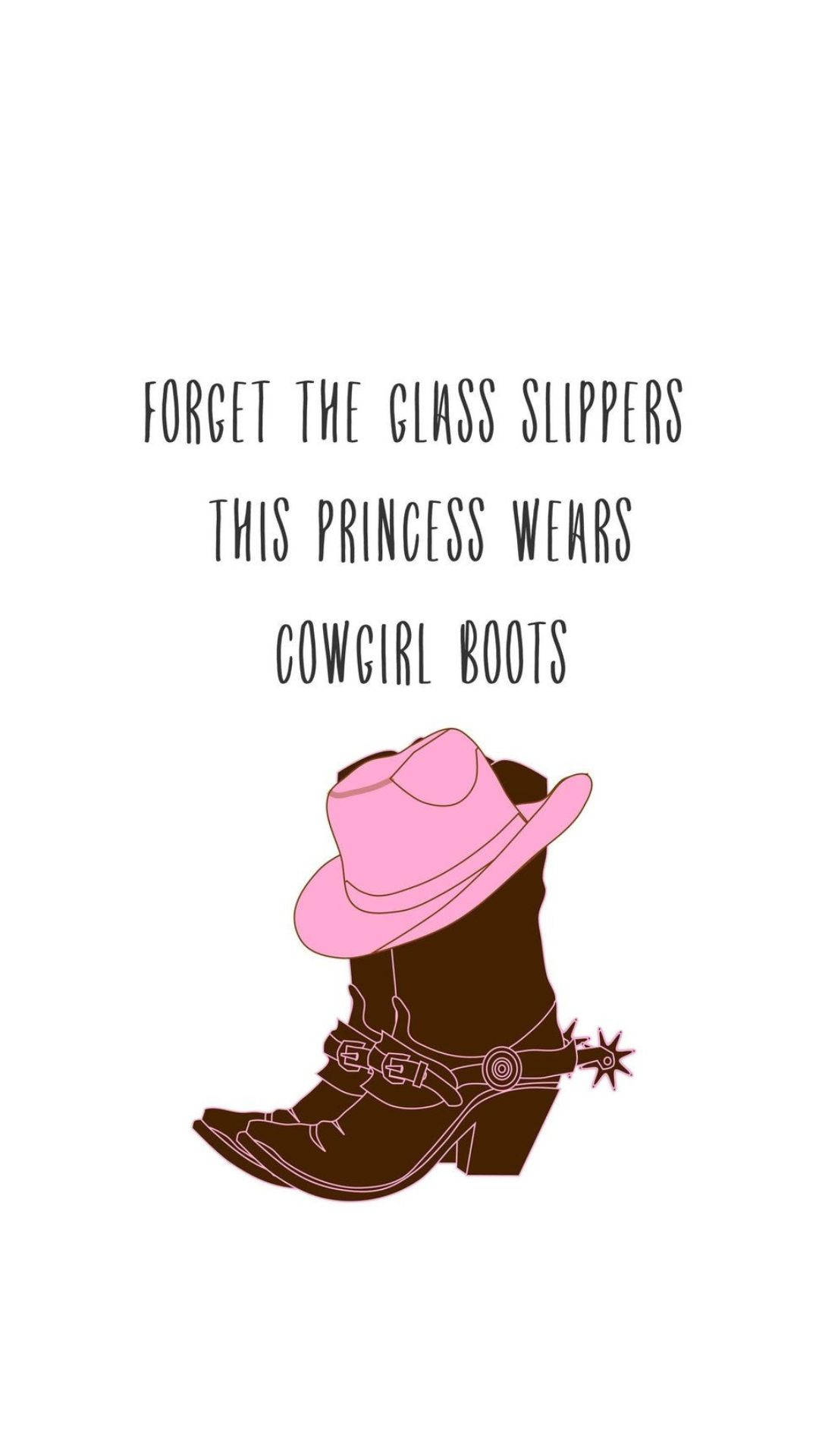 pink cowboy hat, brown cowboy boot, spur, Full HD Phone Wallpaper