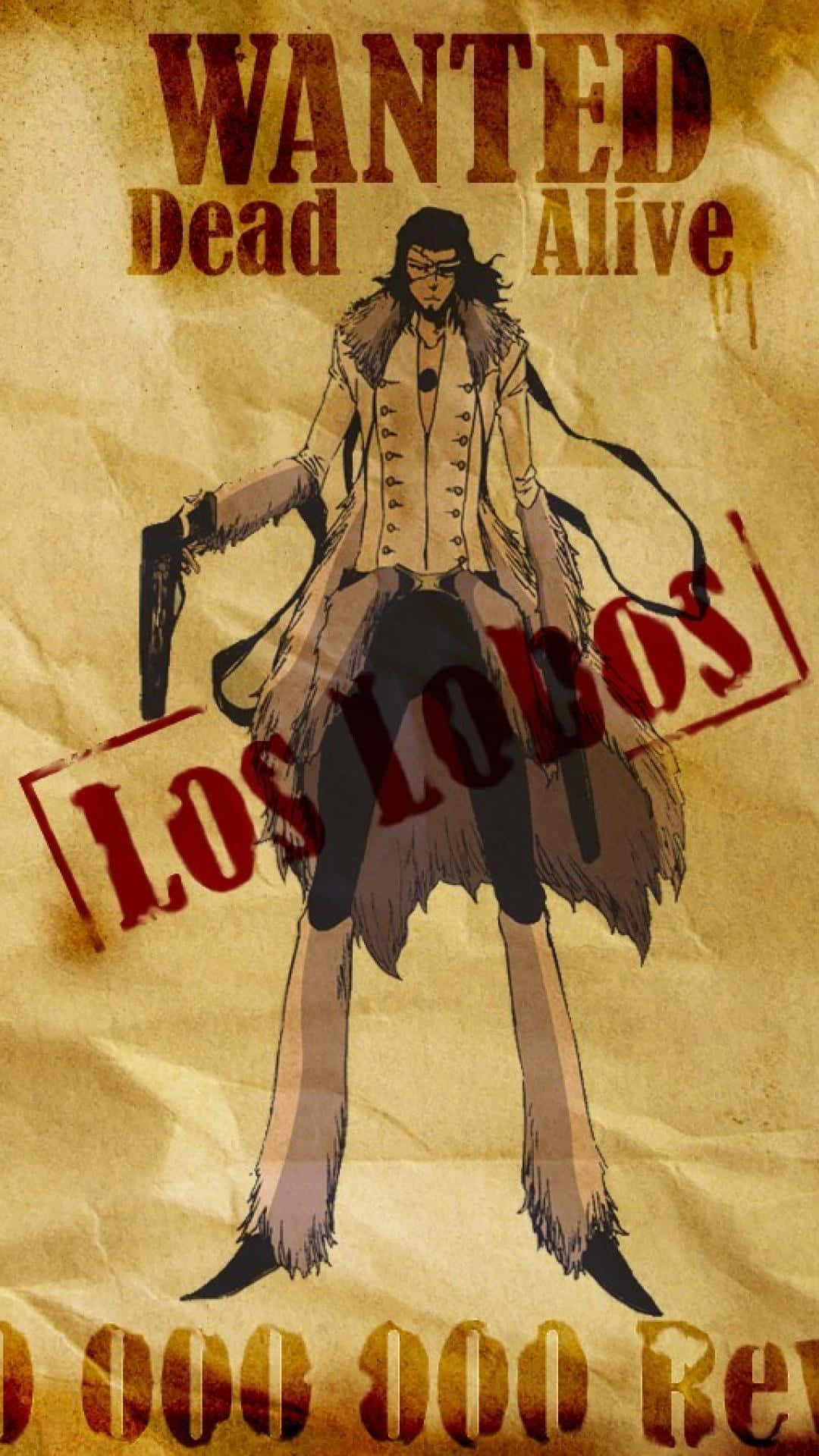 Coyote Starrk, anime pirate, fur-trimmed coat, Full HD Phone Wallpaper