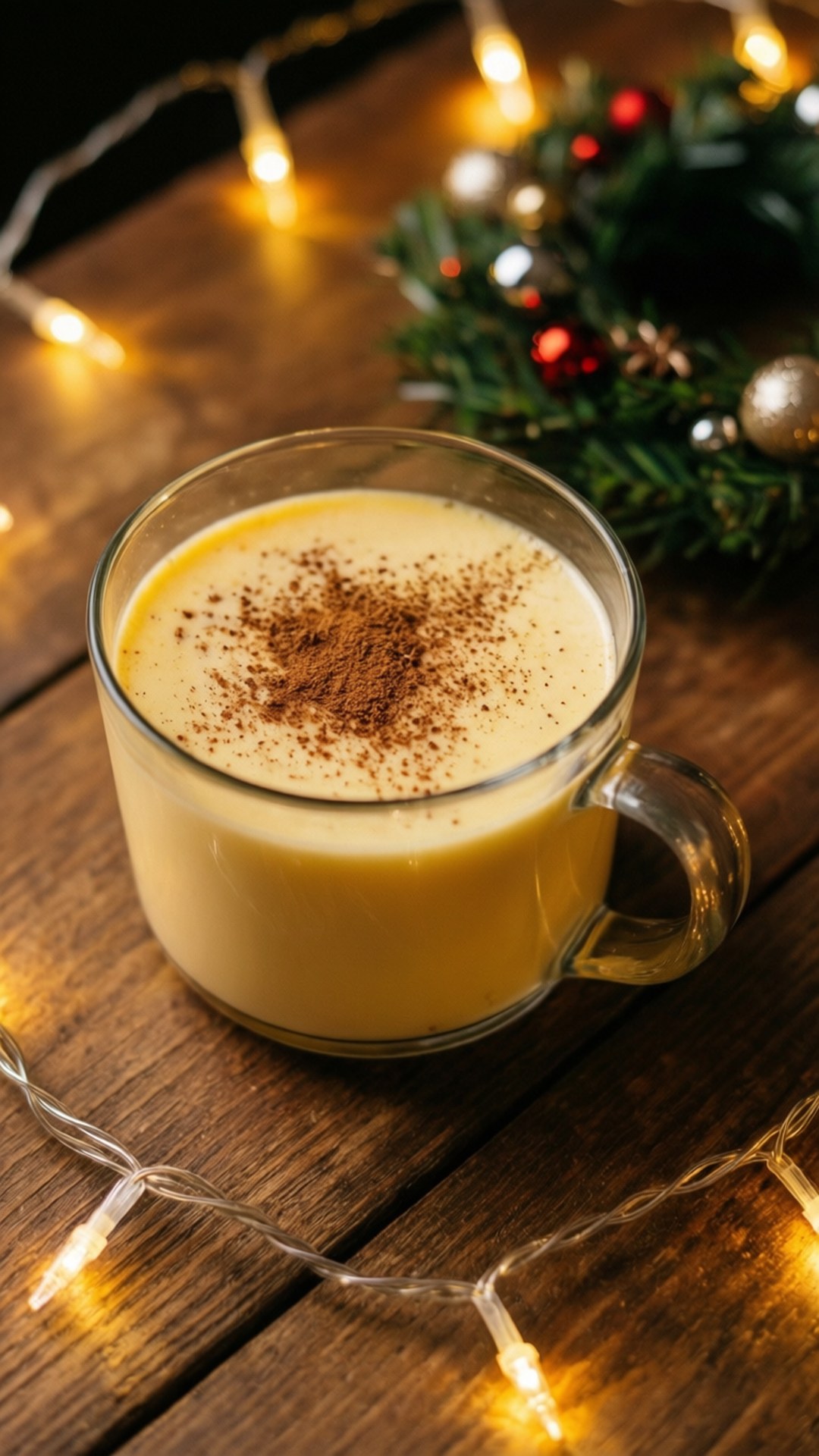 eggnog Christmas mug, creamy eggnog, cinnamon, Full HD Phone Wallpaper