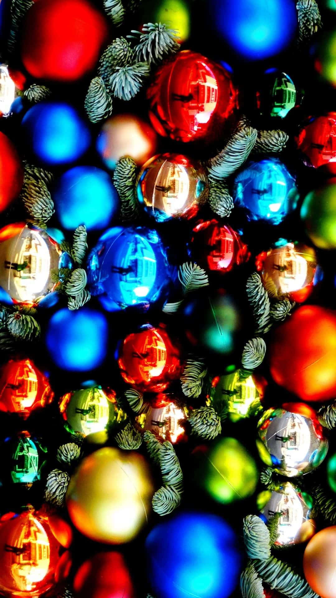 Cozy Christmas, red, blue, Full HD Phone Wallpaper