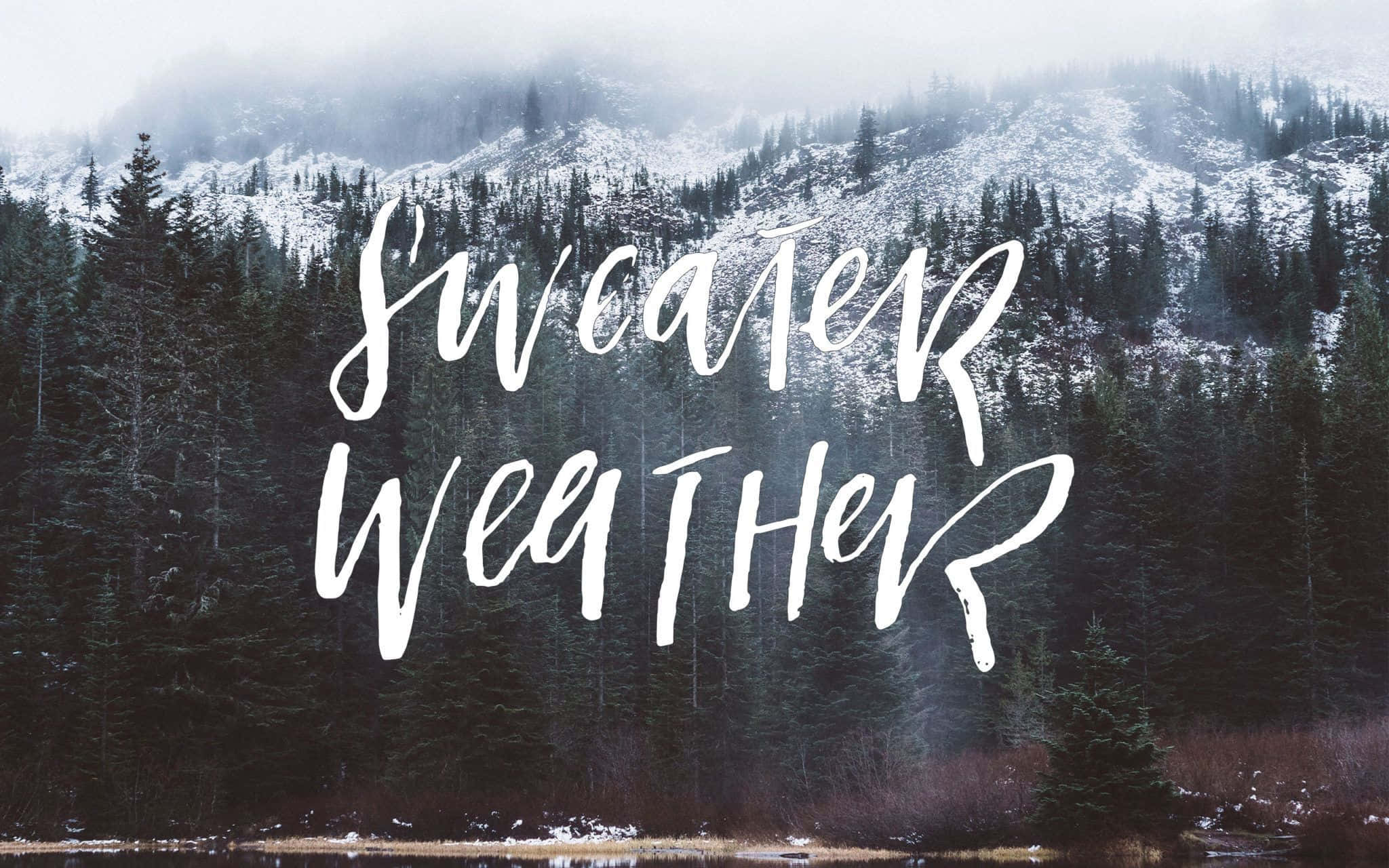 cute winter aesthetic, Cozy cabin, snowy trees, Full HD Desktop Wallpaper