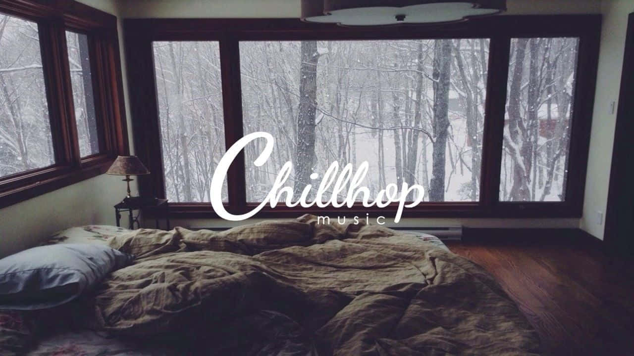 cozy winter tumblr, messy bed, large window, HD Desktop Wallpaper