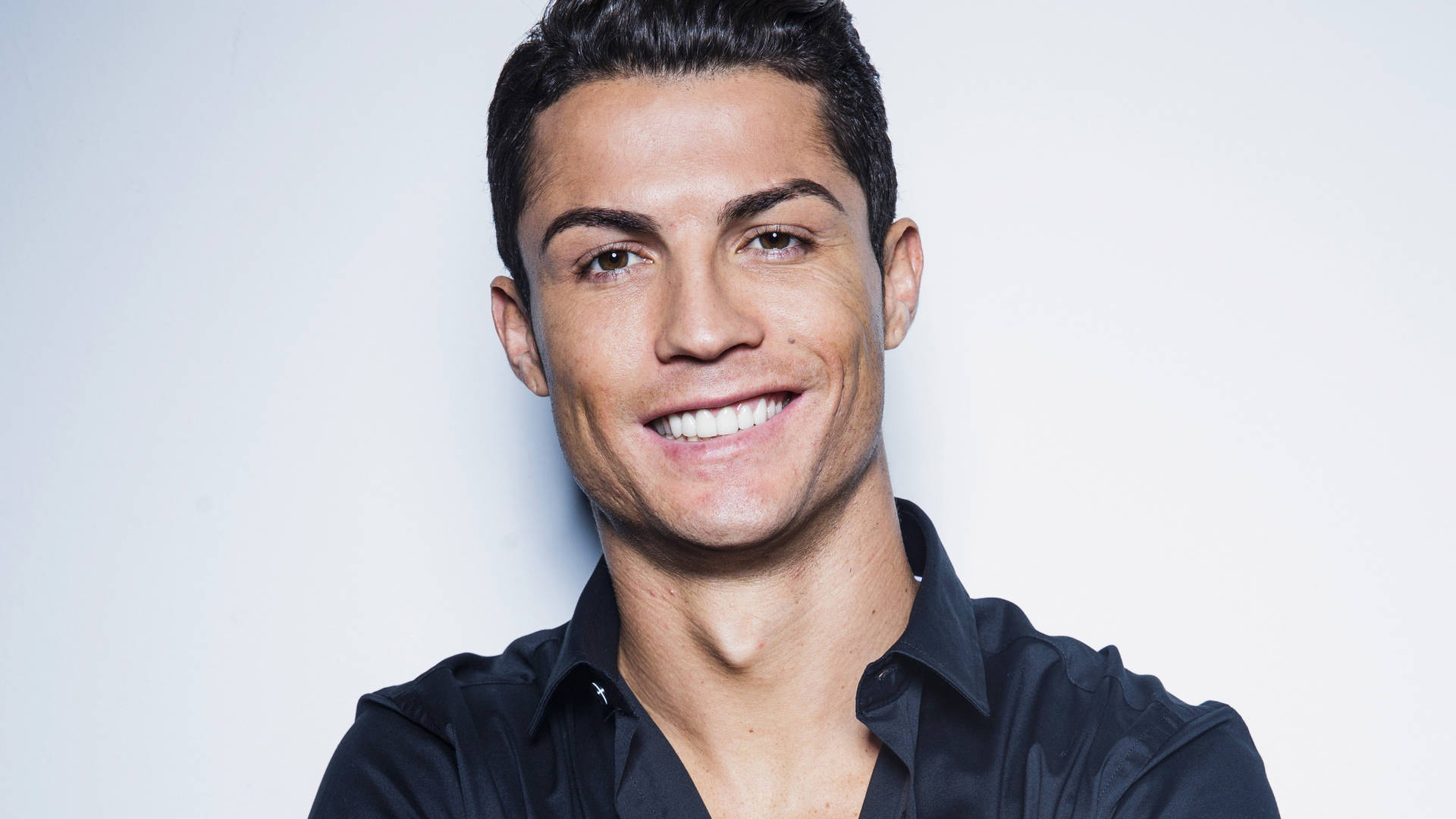 CR7 HD, broad smile, dark hair, Full HD Desktop Wallpaper