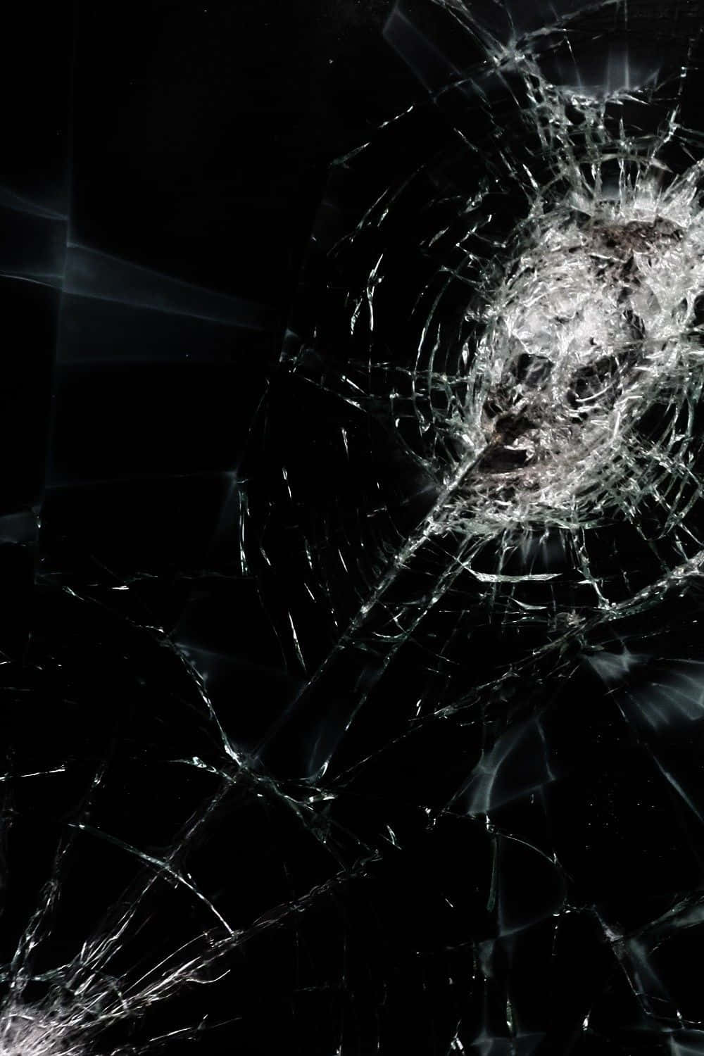 broken but practical mirror, shattered glass surface, intricate cracks, HD Phone Wallpaper
