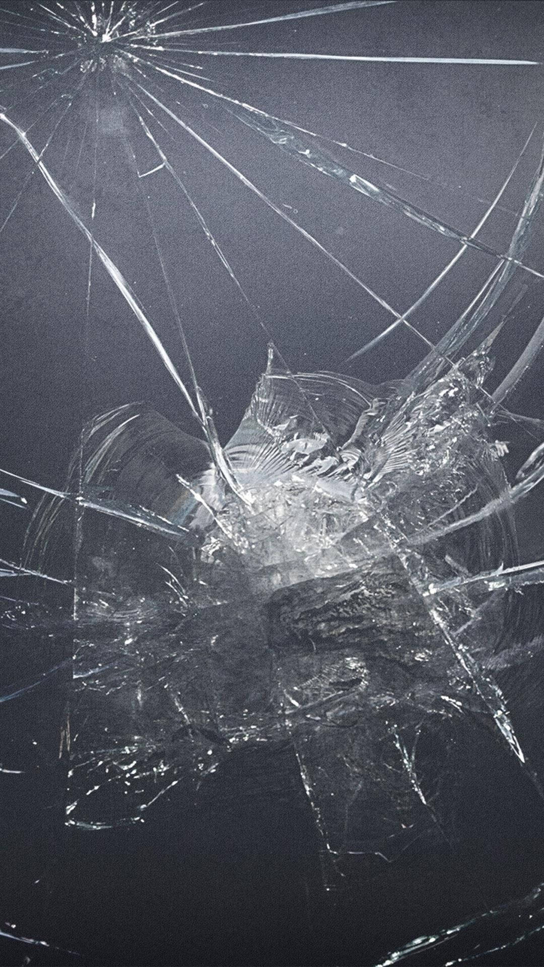 cracked screen, gray surface, shattered glass, Full HD Phone Wallpaper