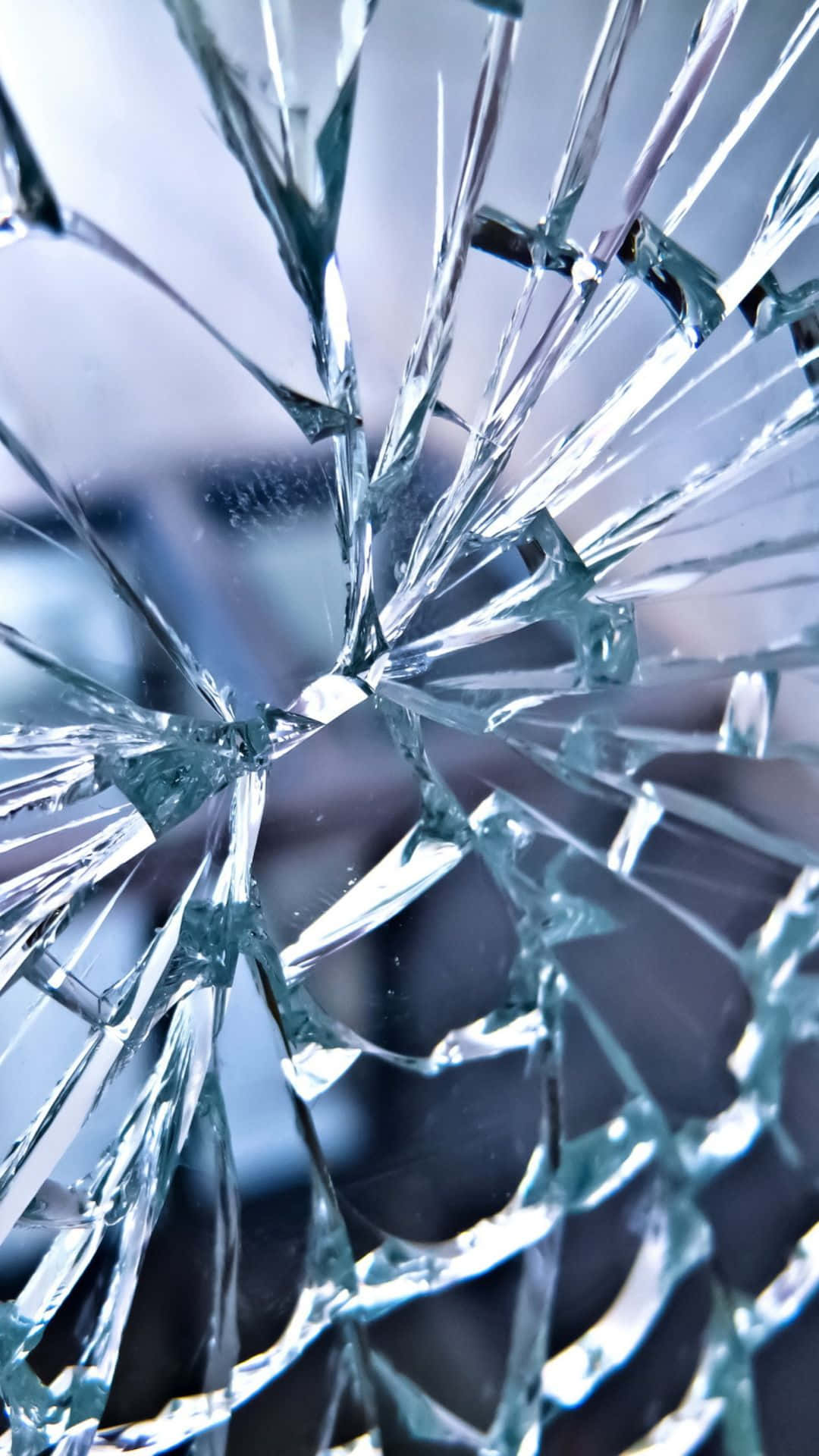 iPhone, cracked glass screen, shattered glass, Full HD Phone Wallpaper