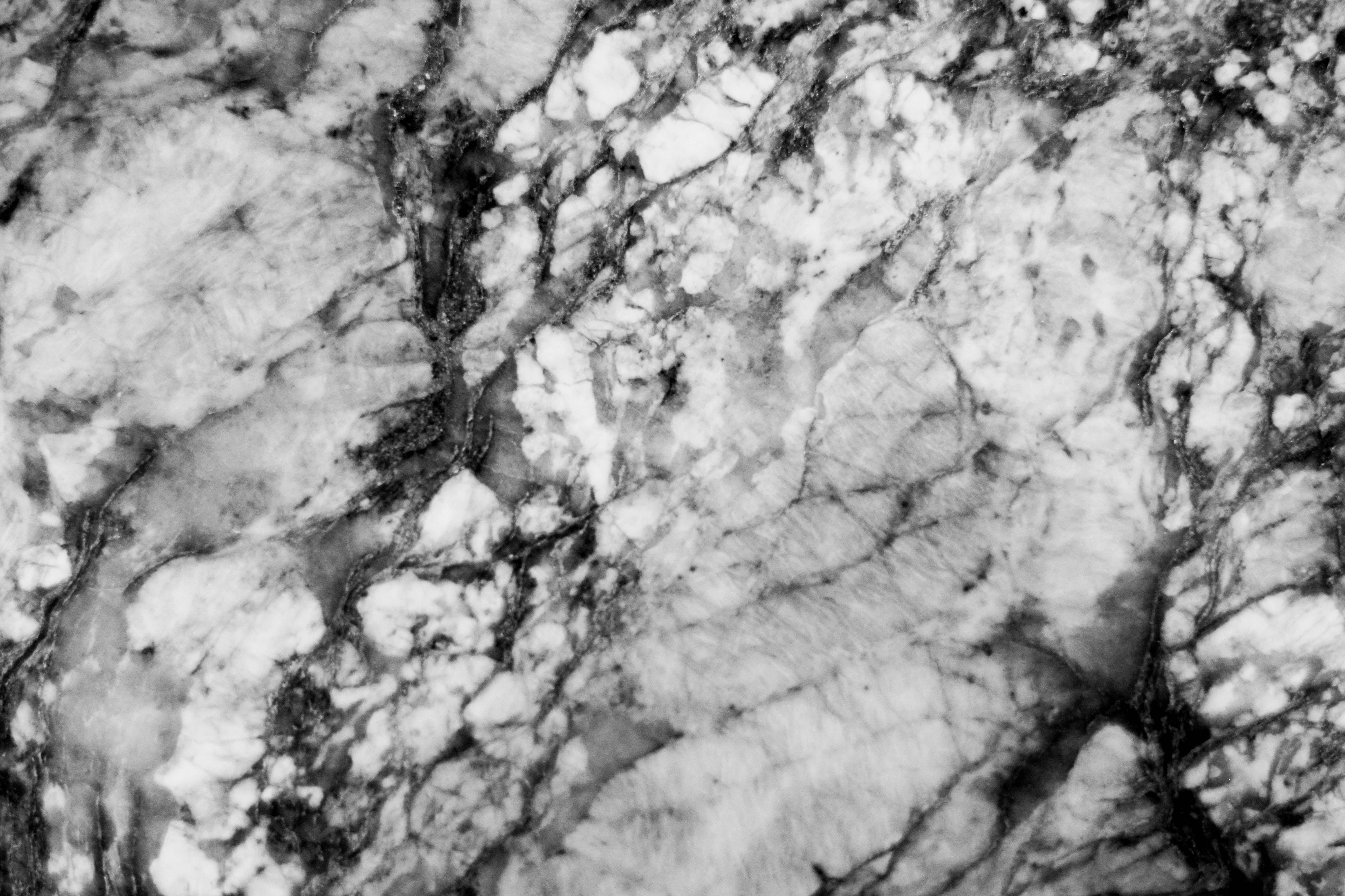 old gray cracked texture marble, black and white marble, swirling veins, 5K Desktop Wallpaper