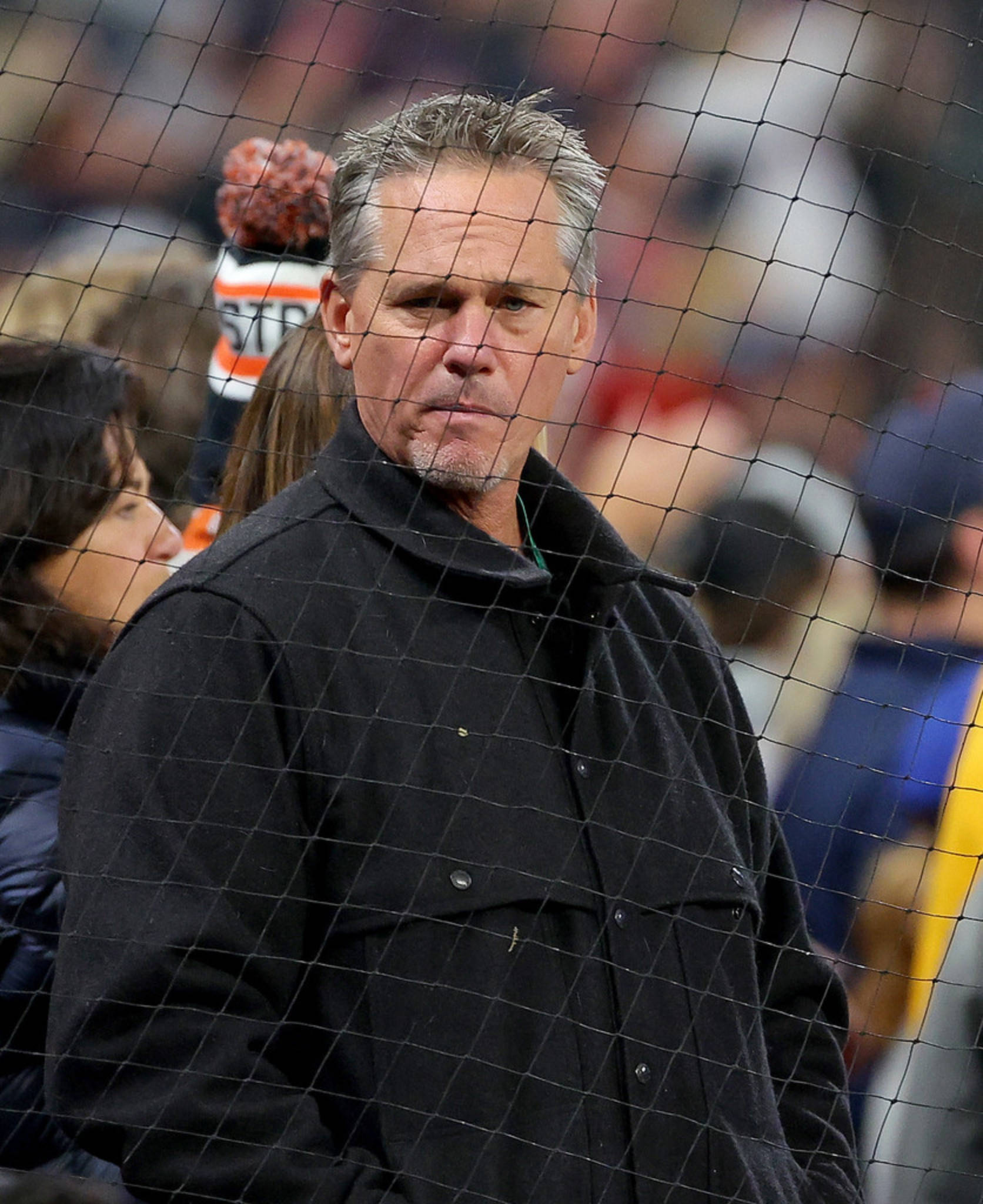 Craig Biggio, black coat, safety net, Full HD Phone Wallpaper