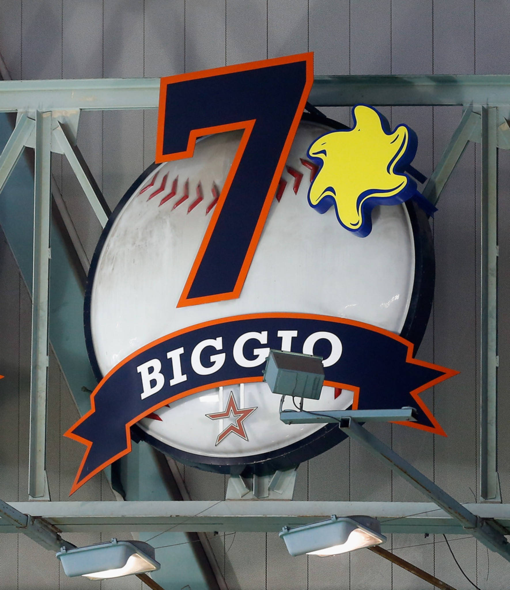 Craig Biggio, number 7, baseball-shaped sign, Full HD Phone Wallpaper
