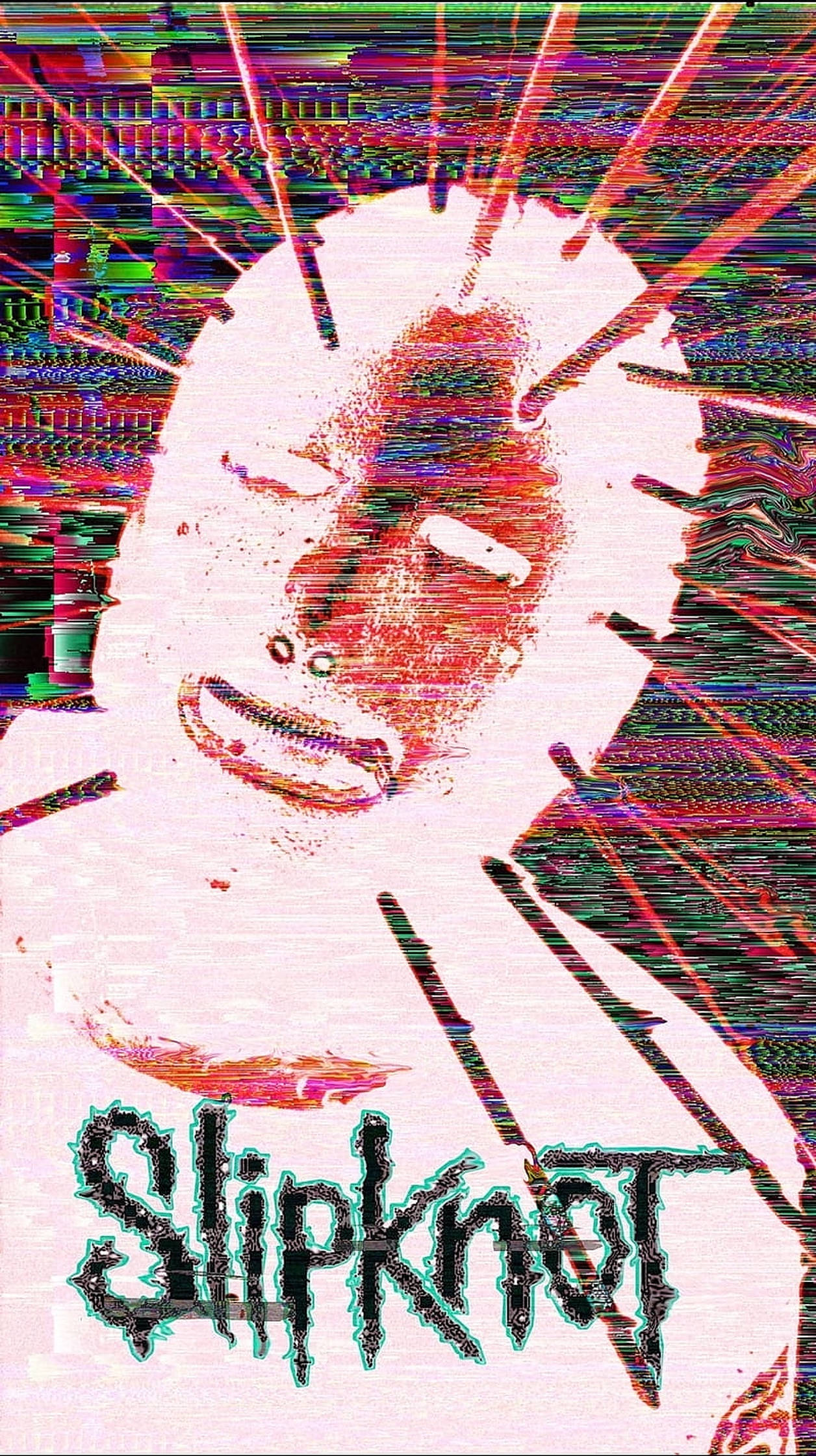 Craig Jones, glitch-art, distorted face, Full HD Phone Wallpaper