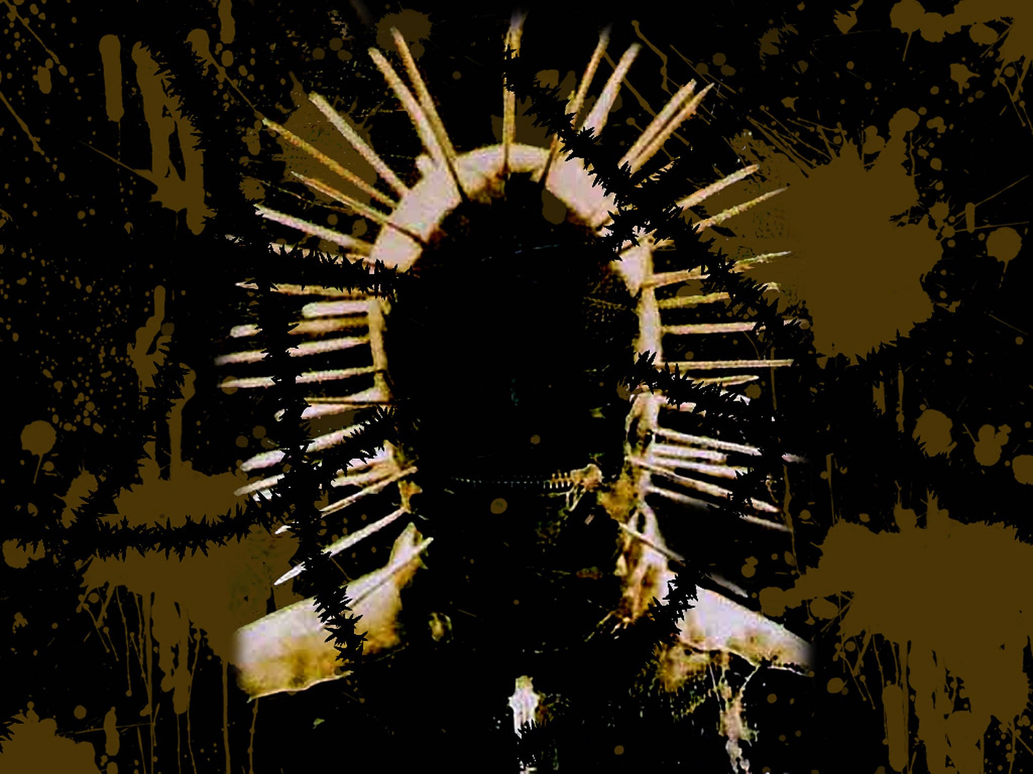 Craig Jones, spiked crown, dark void, Full HD Desktop Wallpaper