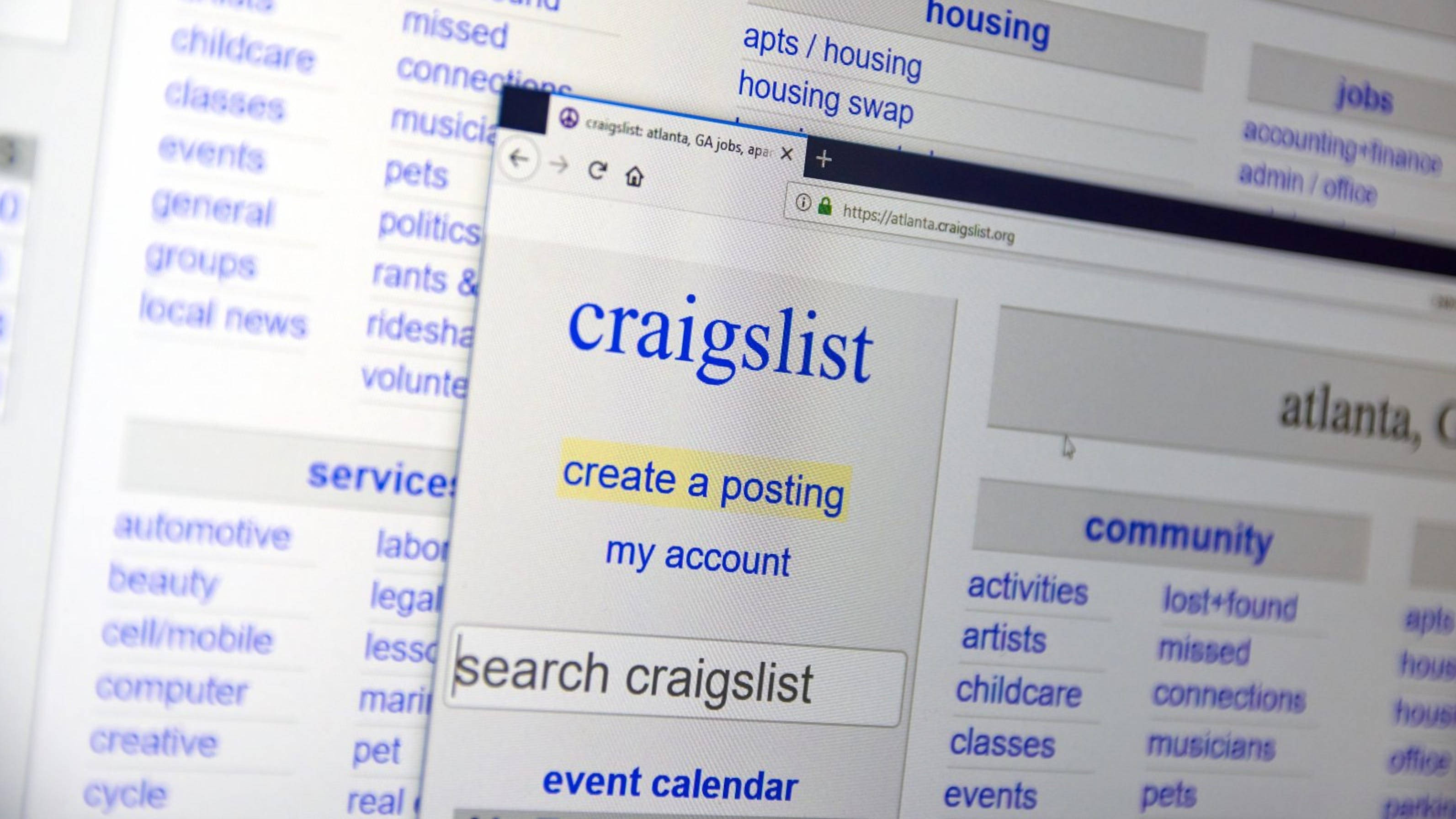 Craigslist, computer screen, Craigslist website, 2K Desktop Wallpaper