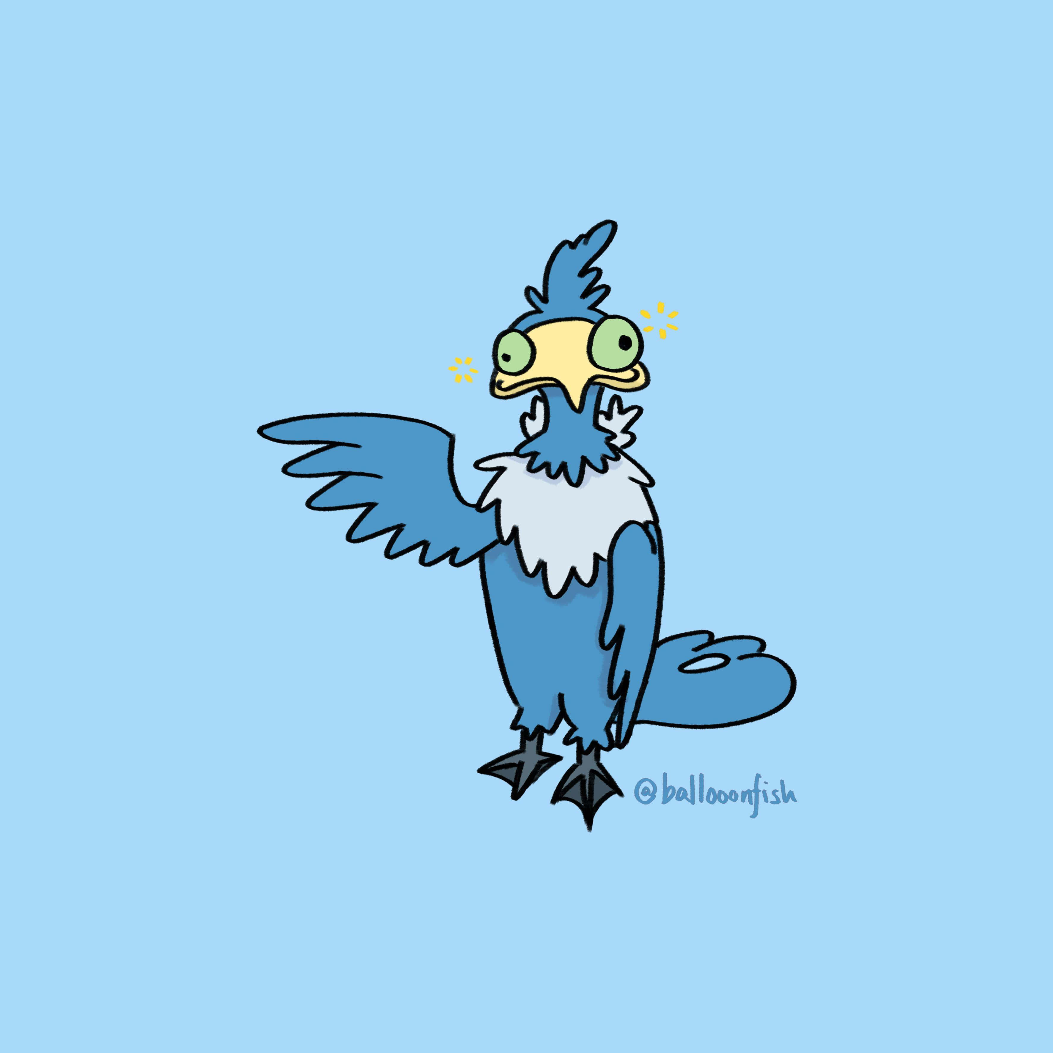 Cramorant, blue bird, green eyes, 2K Desktop Wallpaper