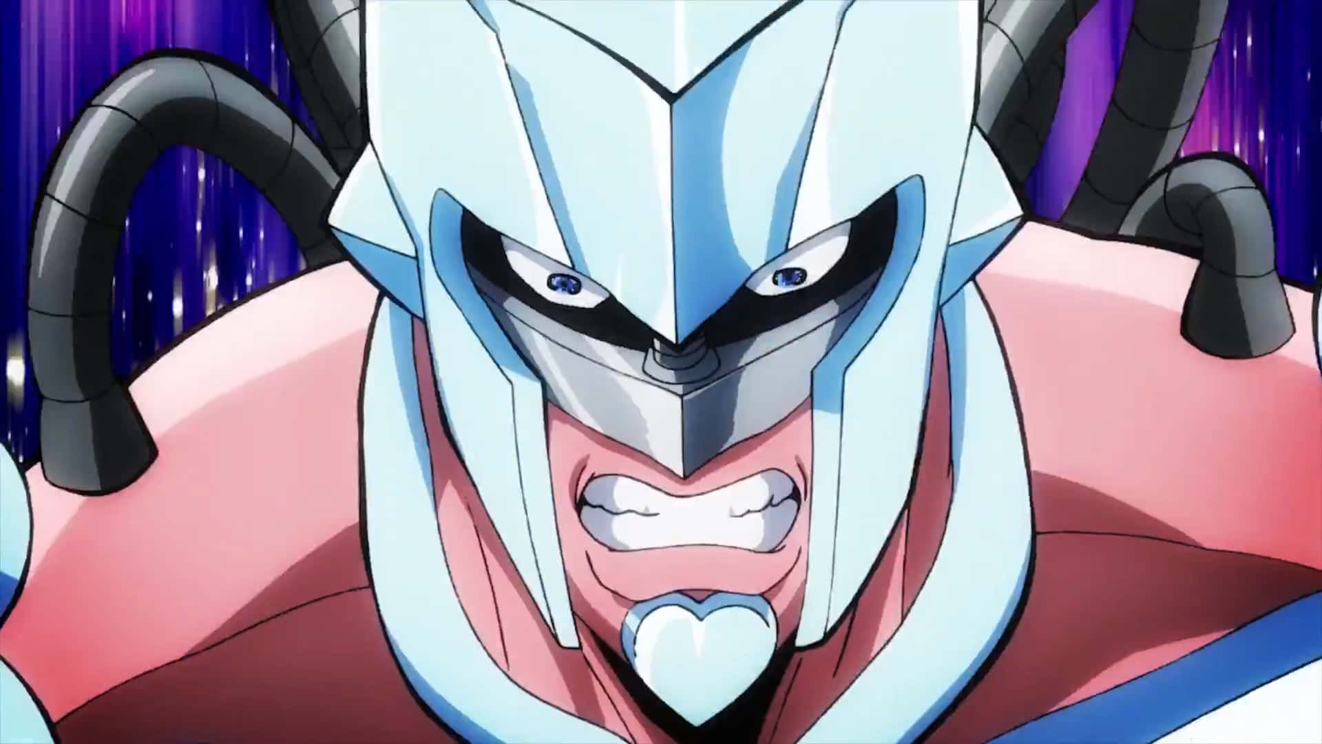Crazy Diamond, blue armored helmet, pink skin, Full HD Desktop Wallpaper