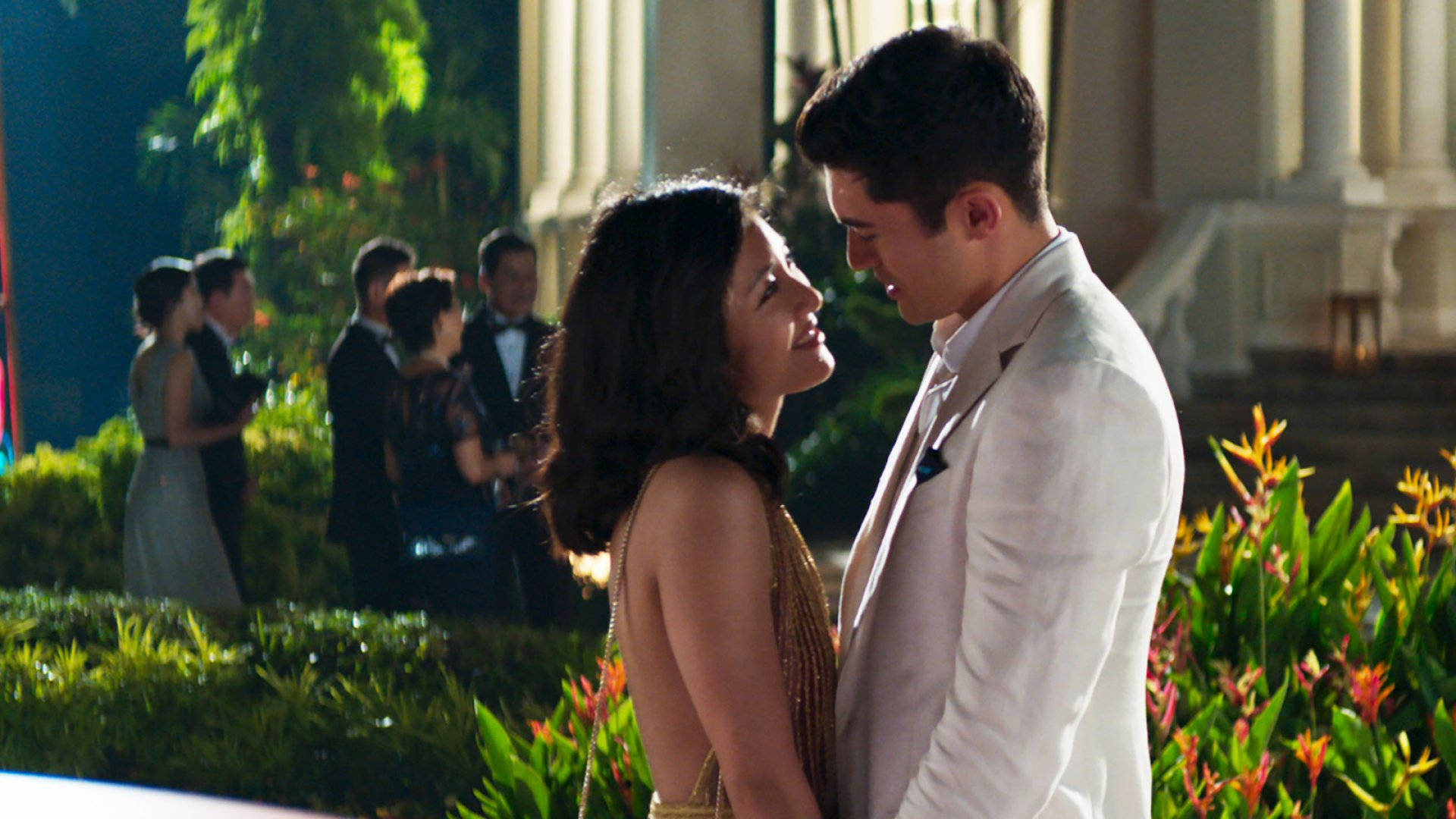 Crazy Rich Asians, romance, evening lights, Full HD Desktop Wallpaper