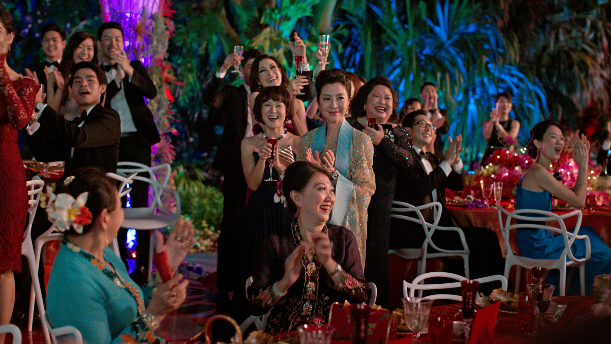 Crazy Rich Asians, wedding celebration, outdoor banquet, Full HD Desktop Wallpaper