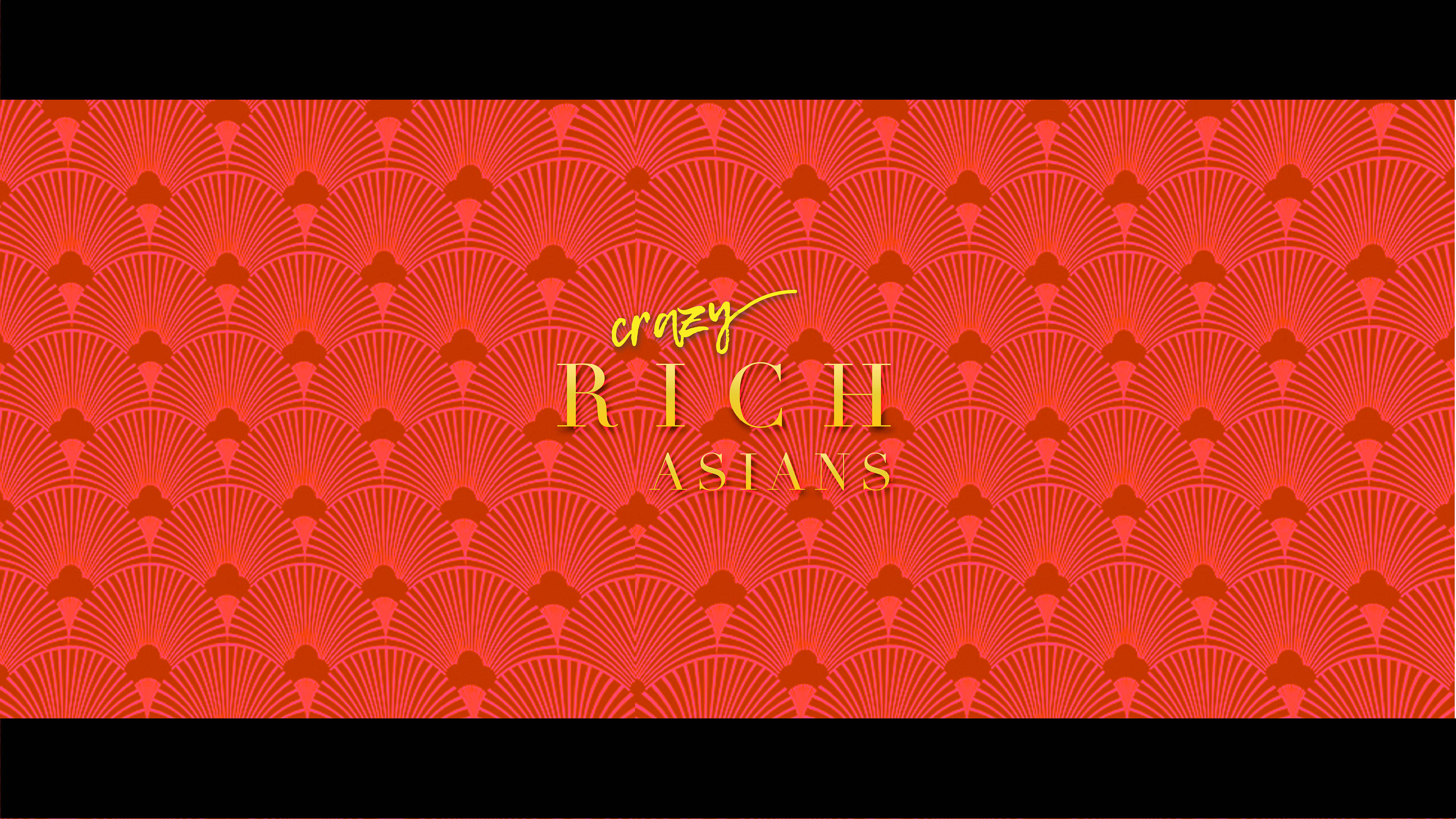 Crazy Rich Asians, red, golden, 4K Desktop Wallpaper