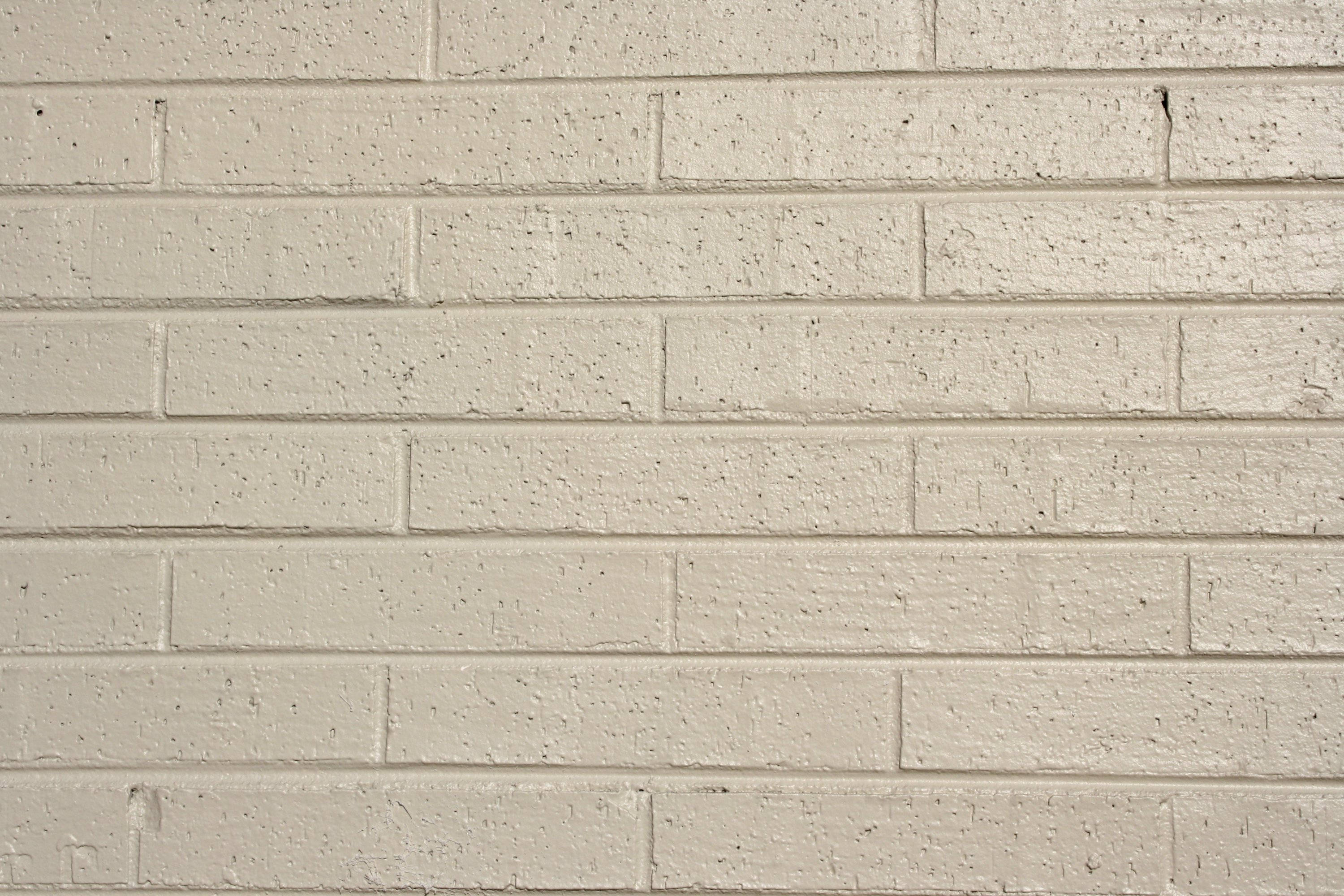 cream colored brick texture, off-white brick wall, visible mortar lines, 2K Desktop Wallpaper
