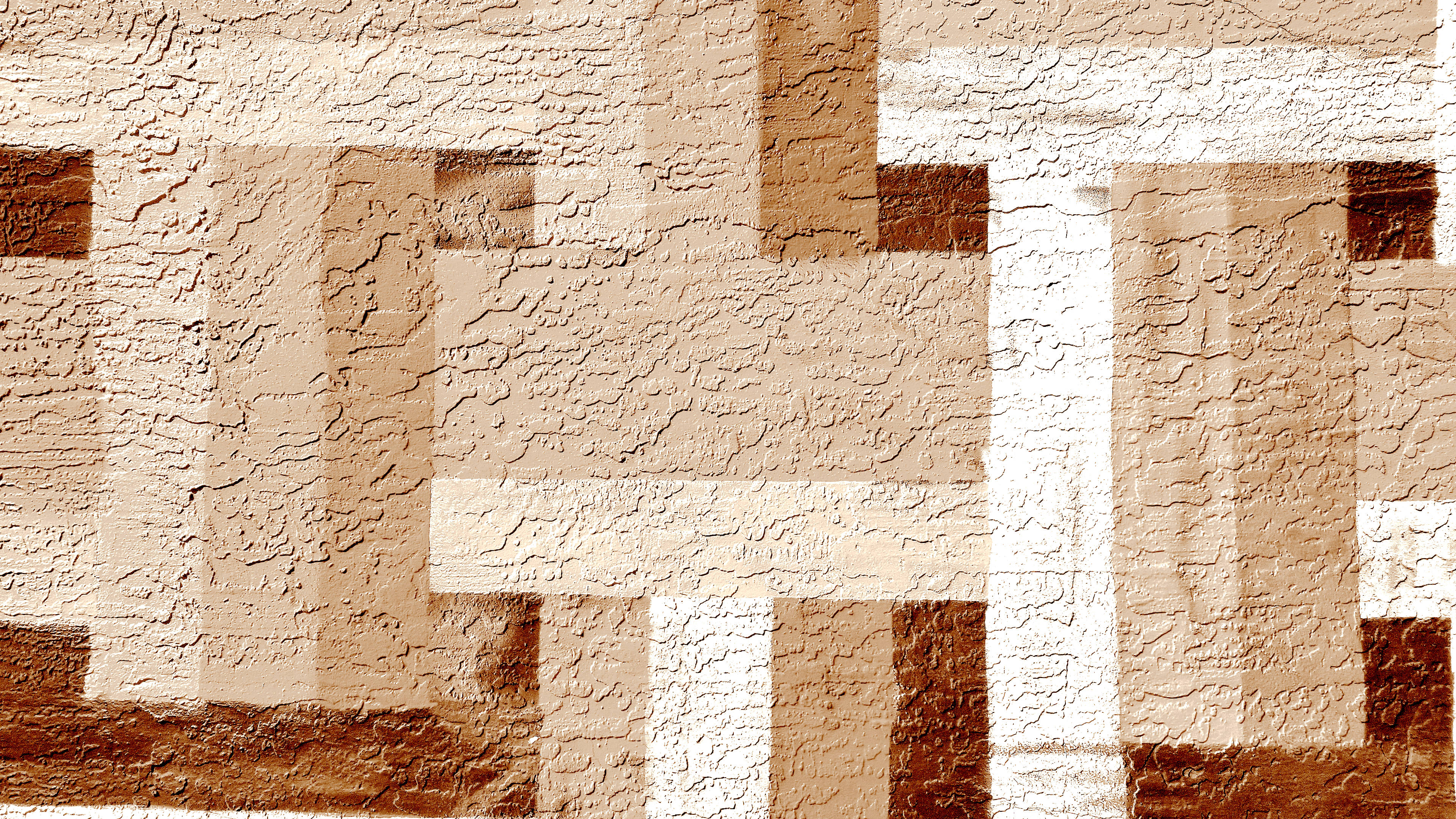 Cream Aesthetic, textured surface, cracked beige brown and white paint, 4K Desktop Wallpaper