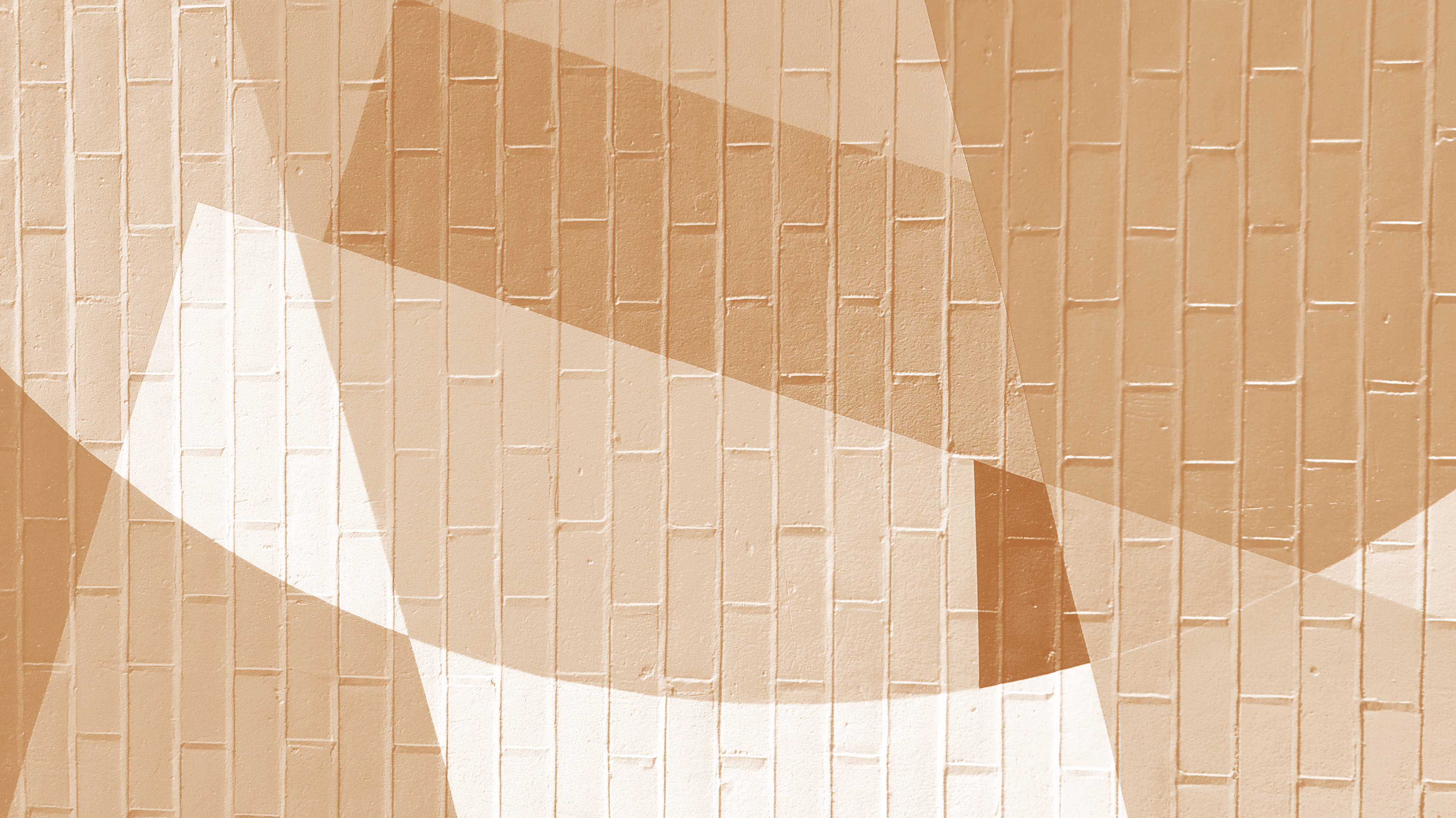 Cream Aesthetic, brick wall, beige, 4K Desktop Wallpaper
