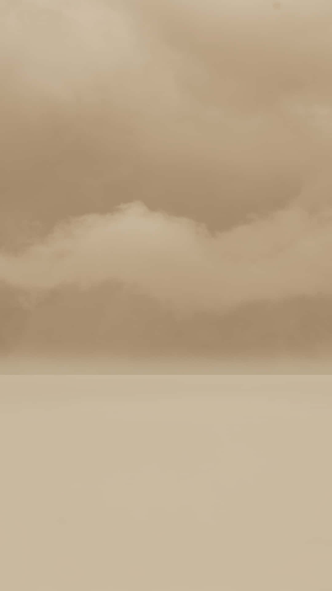 beige cream clouds aesthetic, sepia-toned sky, soft layered clouds, Full HD Phone Wallpaper