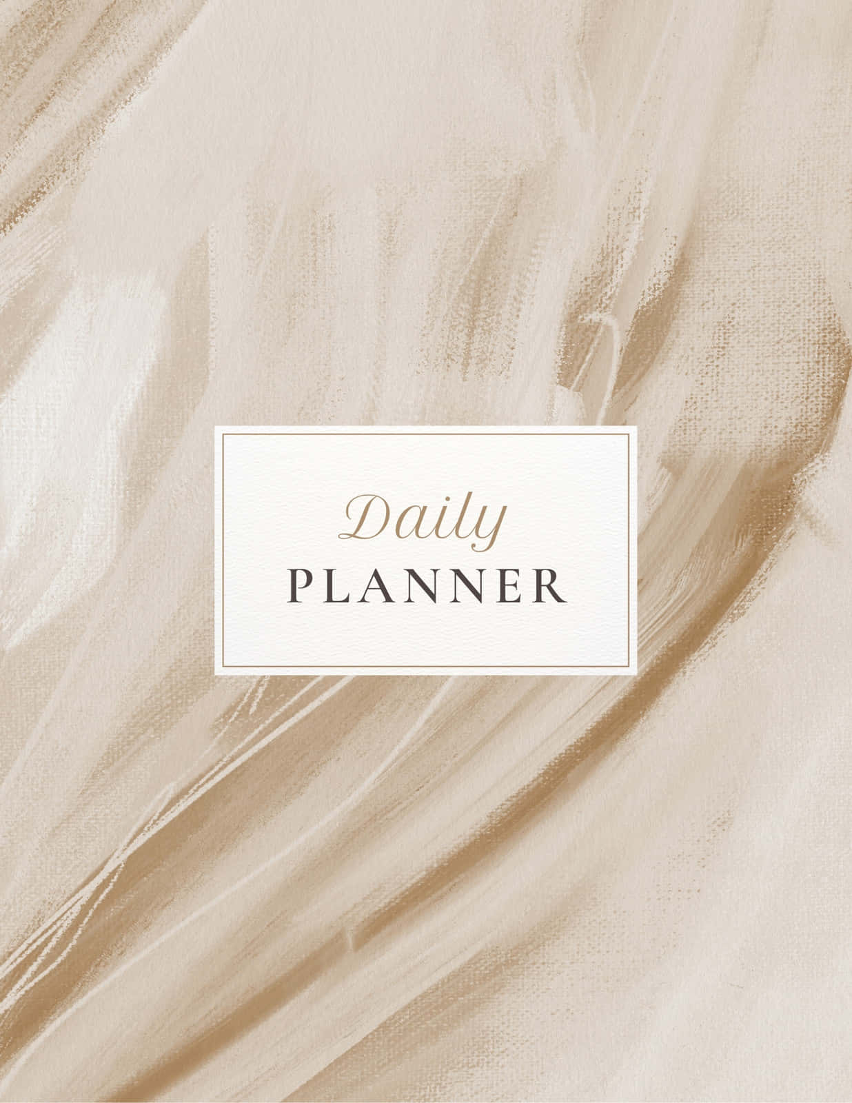 beige cream, daily planner cover, beige brushstroke texture, HD Phone Wallpaper