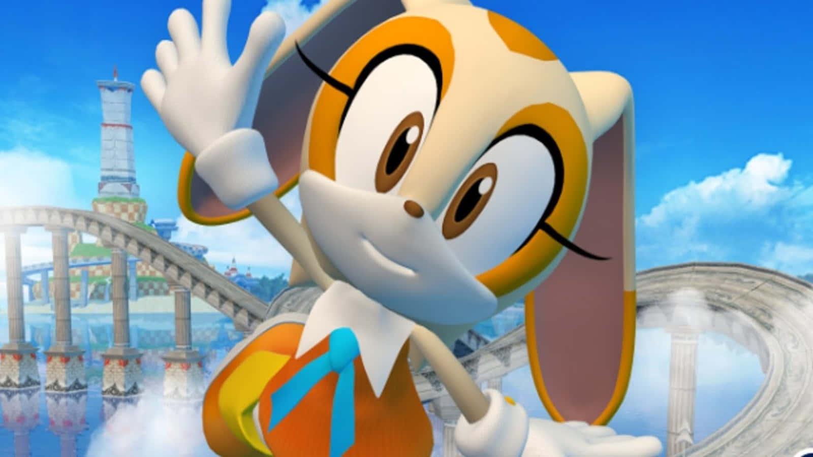 Cream The Rabbit, amusement park, roller coasters, HD Desktop Wallpaper