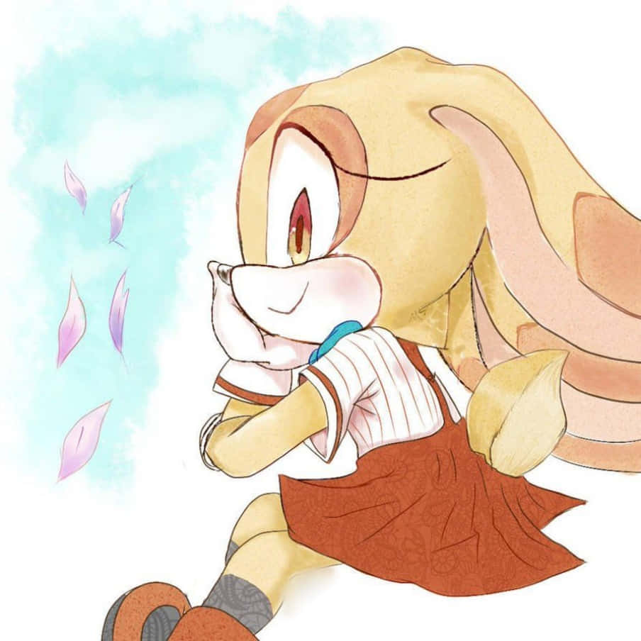 Cream The Rabbit, anime rabbit girl, school uniform, SD Desktop Wallpaper