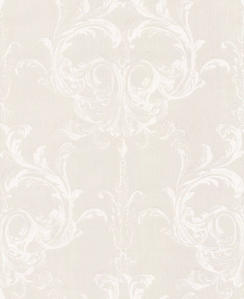 Cream, digital fabric, damask, SD Phone Wallpaper