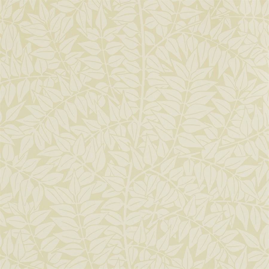 Cream Leaf Pattern, soft beige, delicate white leaf patterns, SD Desktop Wallpaper