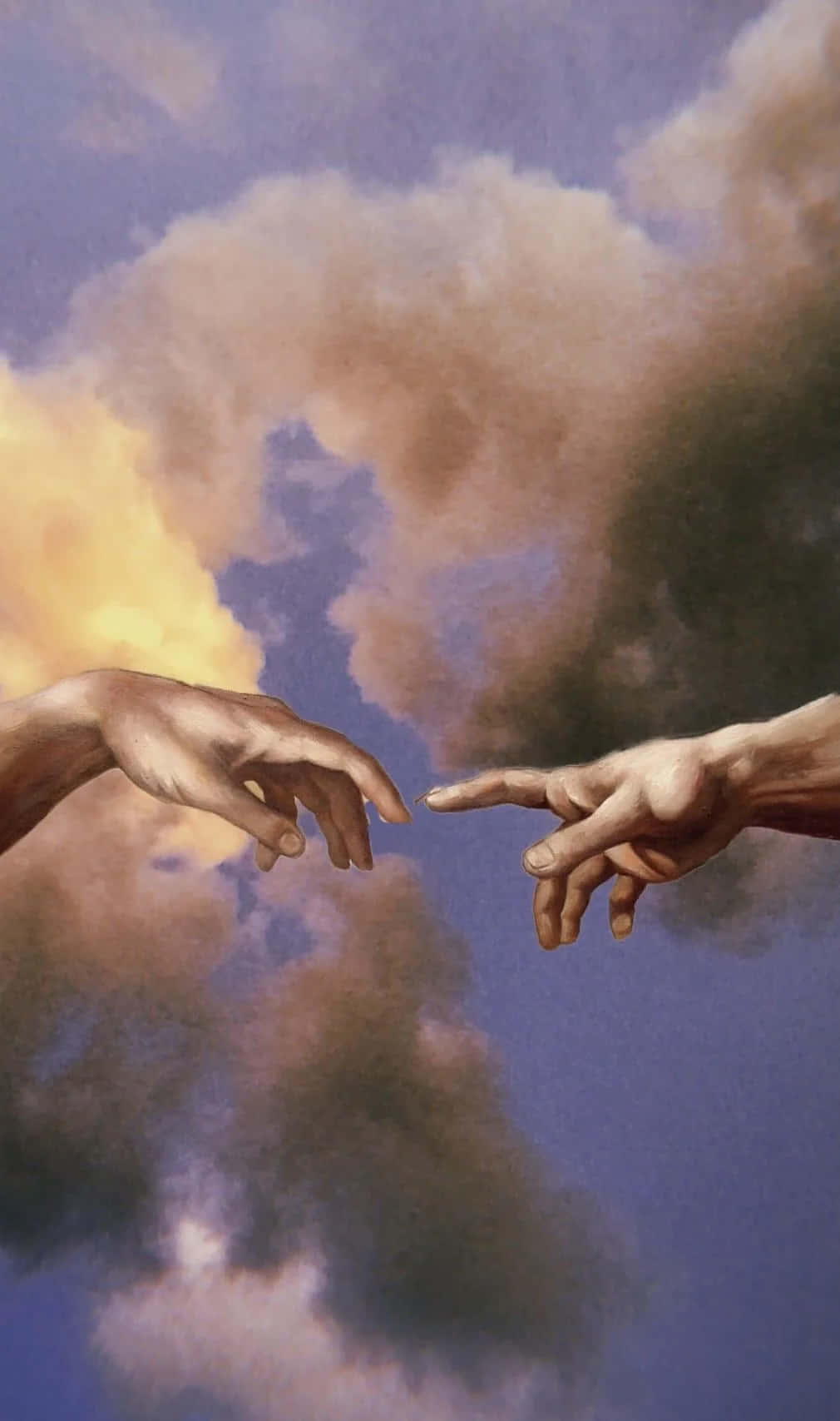 Creation Of Adam 4K, vertical, finger detail, HD Phone Wallpaper