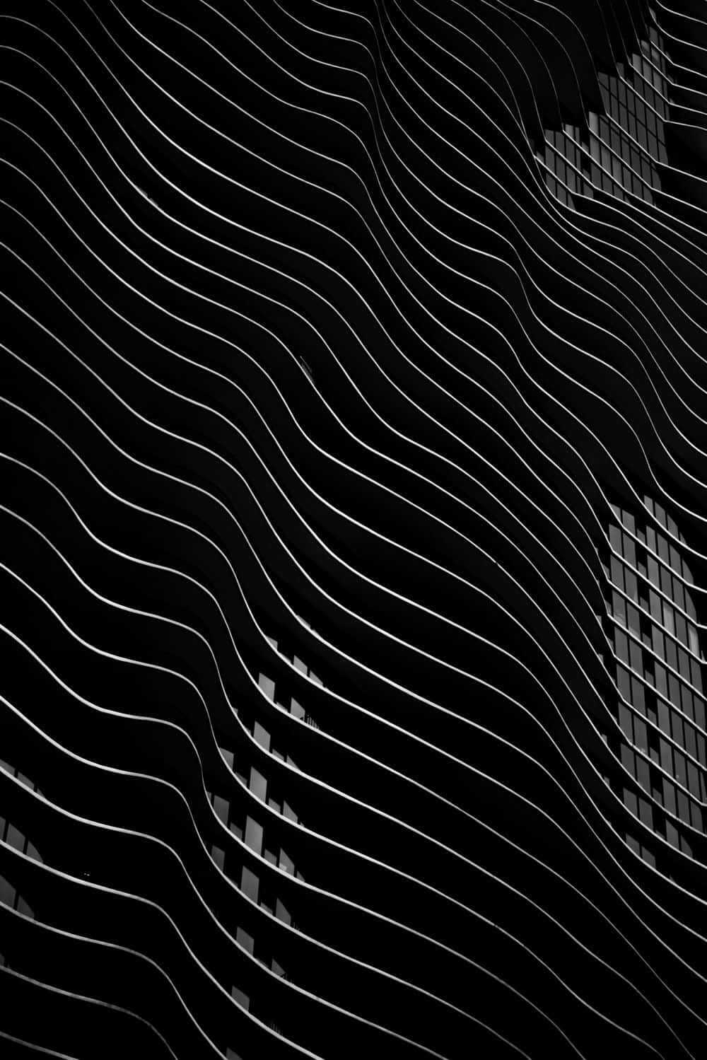 iPhone, black and white, architectural abstract, HD Phone Wallpaper