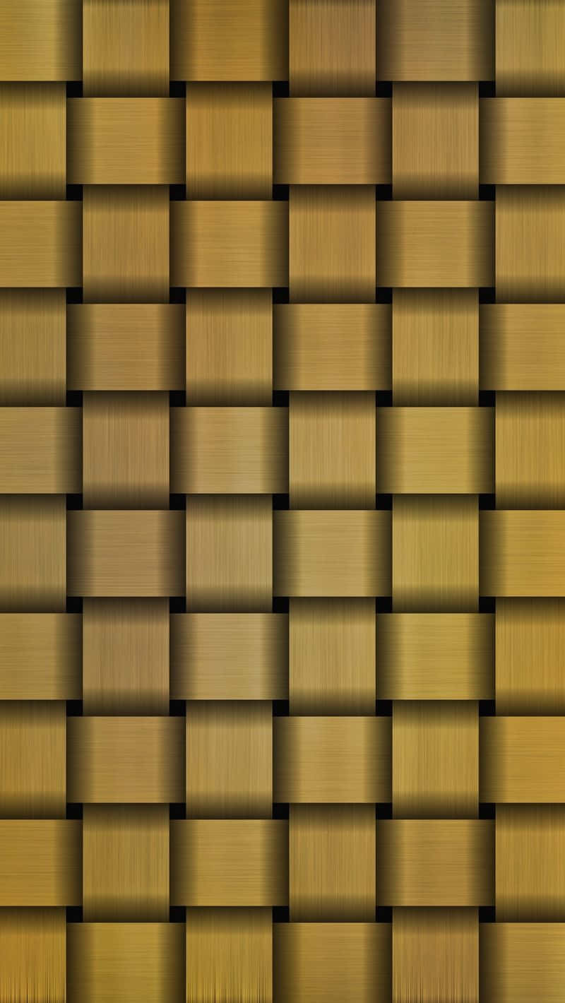 iPhone, golden brushed metal, woven pattern, HD Phone Wallpaper