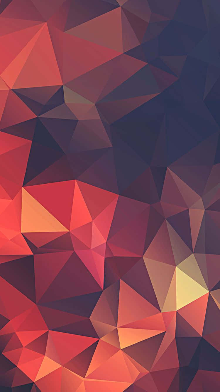 designer iPhone, red orange, deep blue, HD Phone Wallpaper