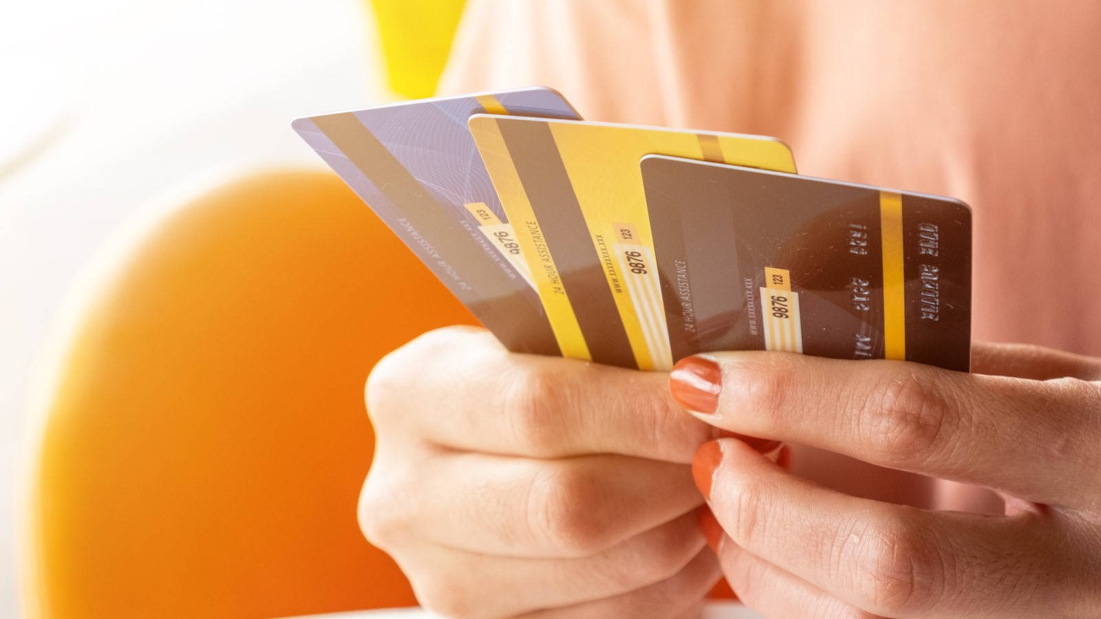 blue credit cards, yellow credit cards, black credit cards, HD Desktop Wallpaper