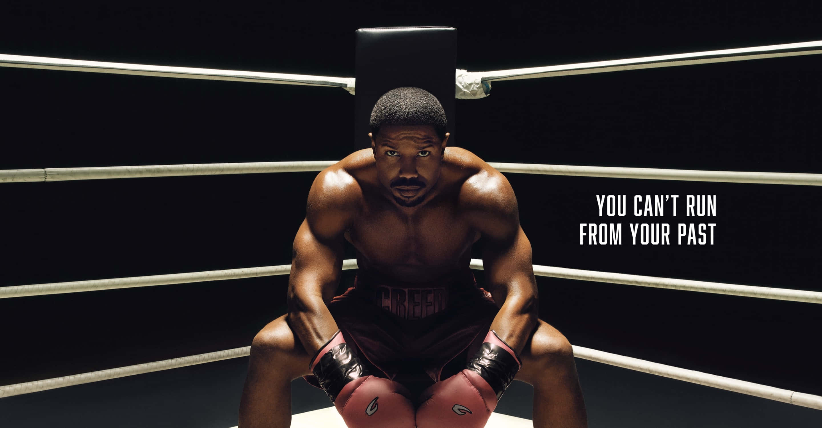 Creed 3, boxer, dimly lit ring, 2K Desktop Wallpaper