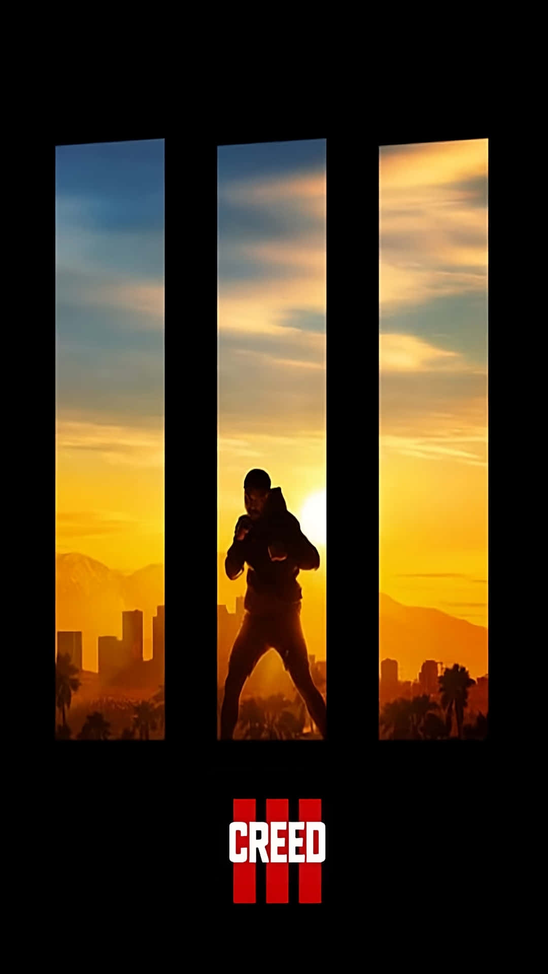 Creed 3, golden sunset, cityscape, Full HD Phone Wallpaper