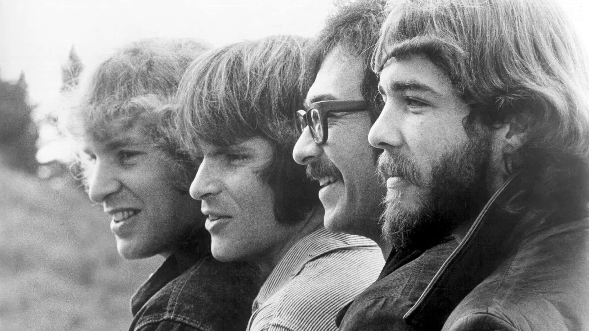 Creedence Clearwater Revival, band members, long hair, Full HD Desktop Wallpaper