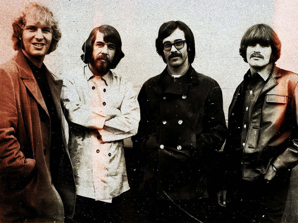 Creedence Clearwater Revival, 1970s hairstyles, coats, SD Desktop Wallpaper