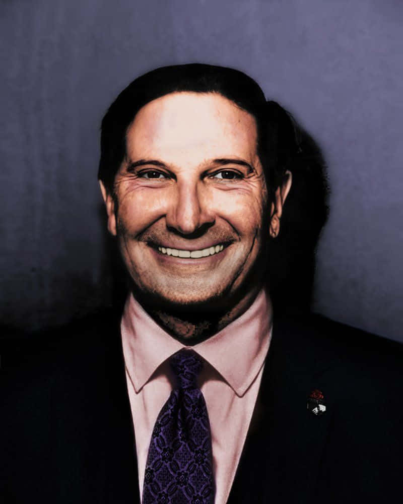 Creepy Smile, dark suit, patterned purple tie, SD Phone Wallpaper