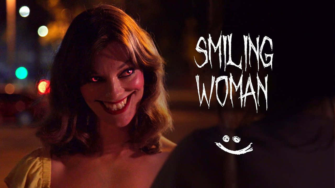 Creepy Smile, glowing red eyes, wide sinister grin, HD Desktop Wallpaper